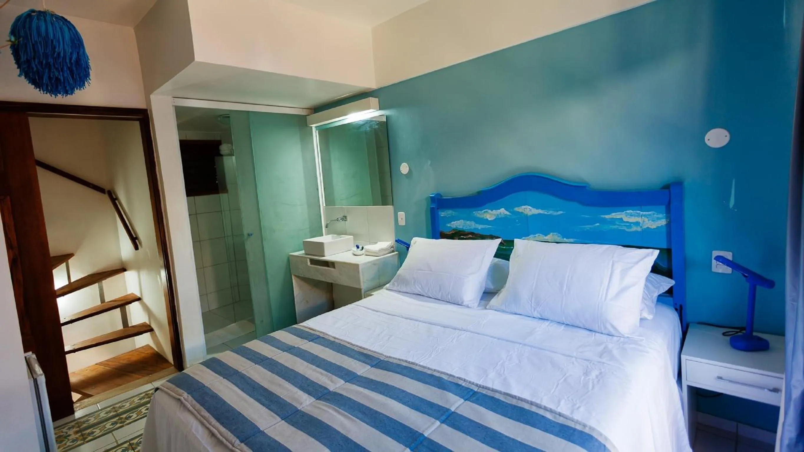 Bed in Bruno Marambaia Charme Hotel