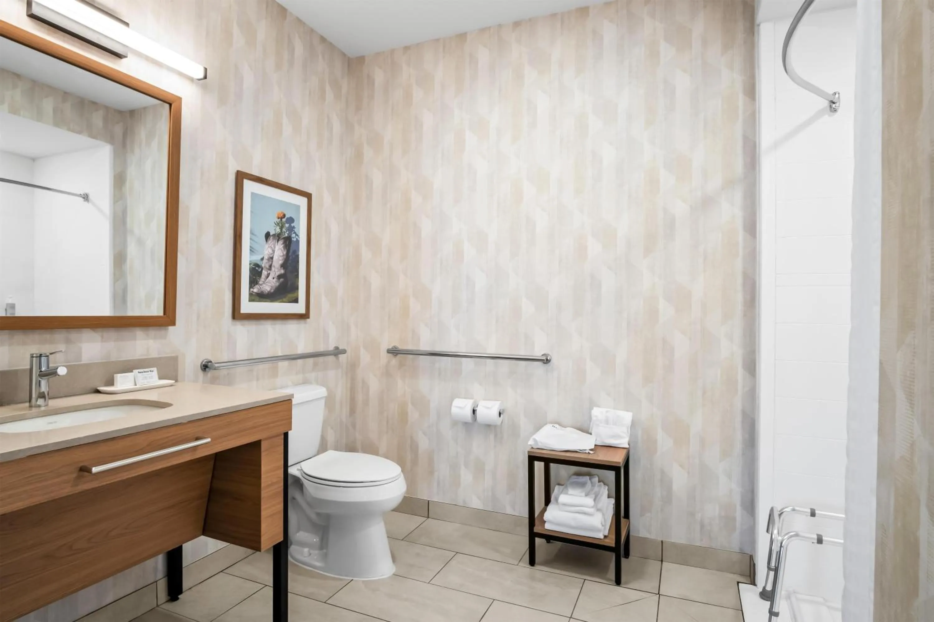 Bathroom in Hampton Inn and Suites Waxahachie