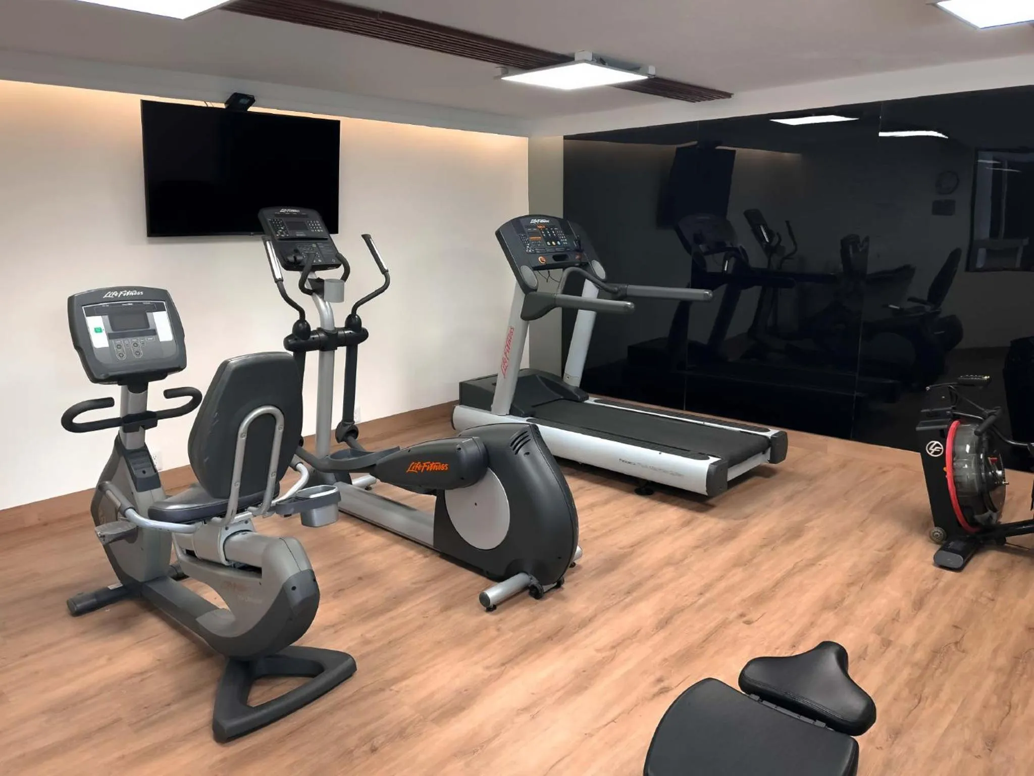 Fitness centre/facilities in HS HOTSSON Hotel Tampico