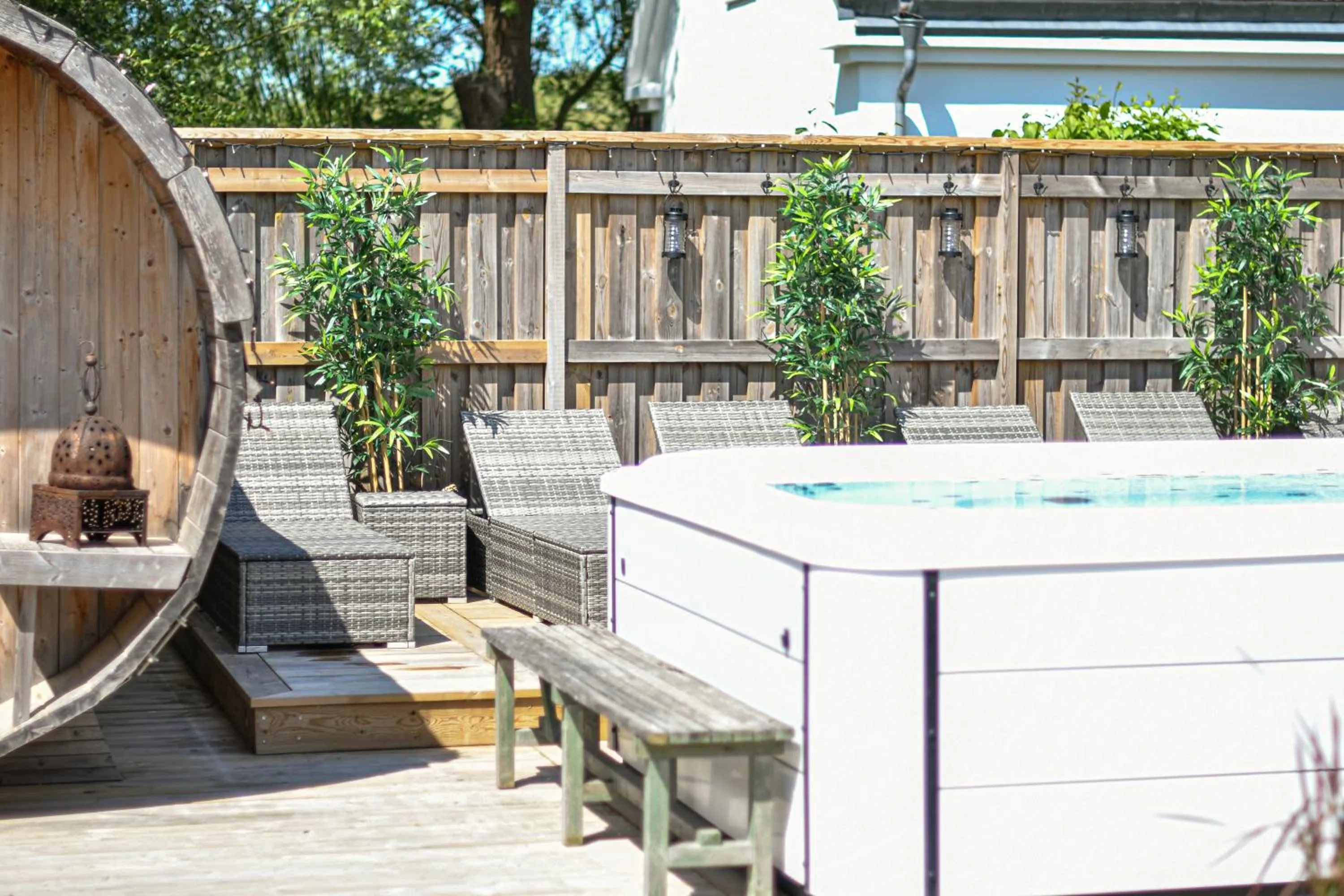 Hot Tub in Kåseberga Gårdshotell & Spa