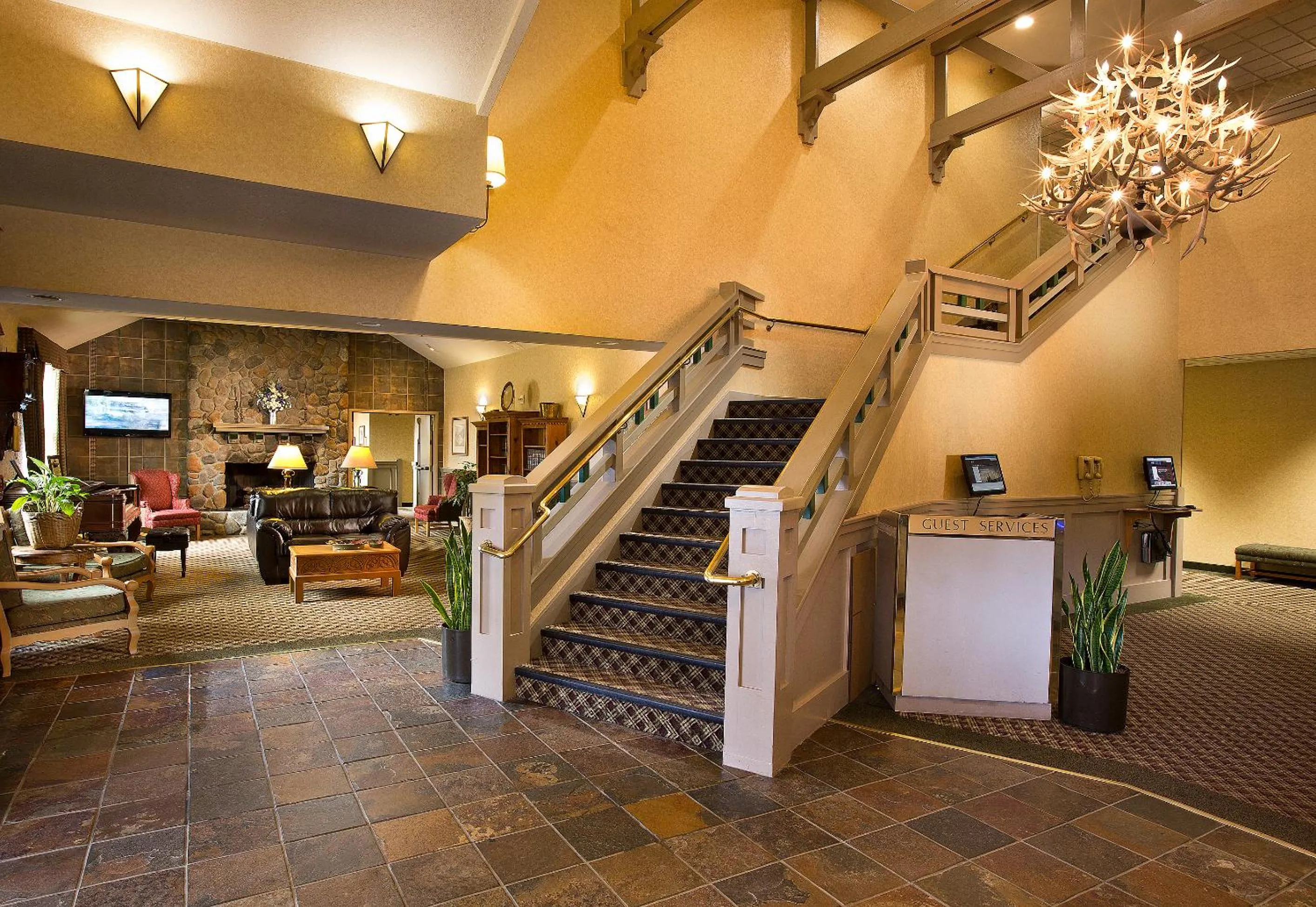 Lobby or reception in Coast Inn at Lake Hood