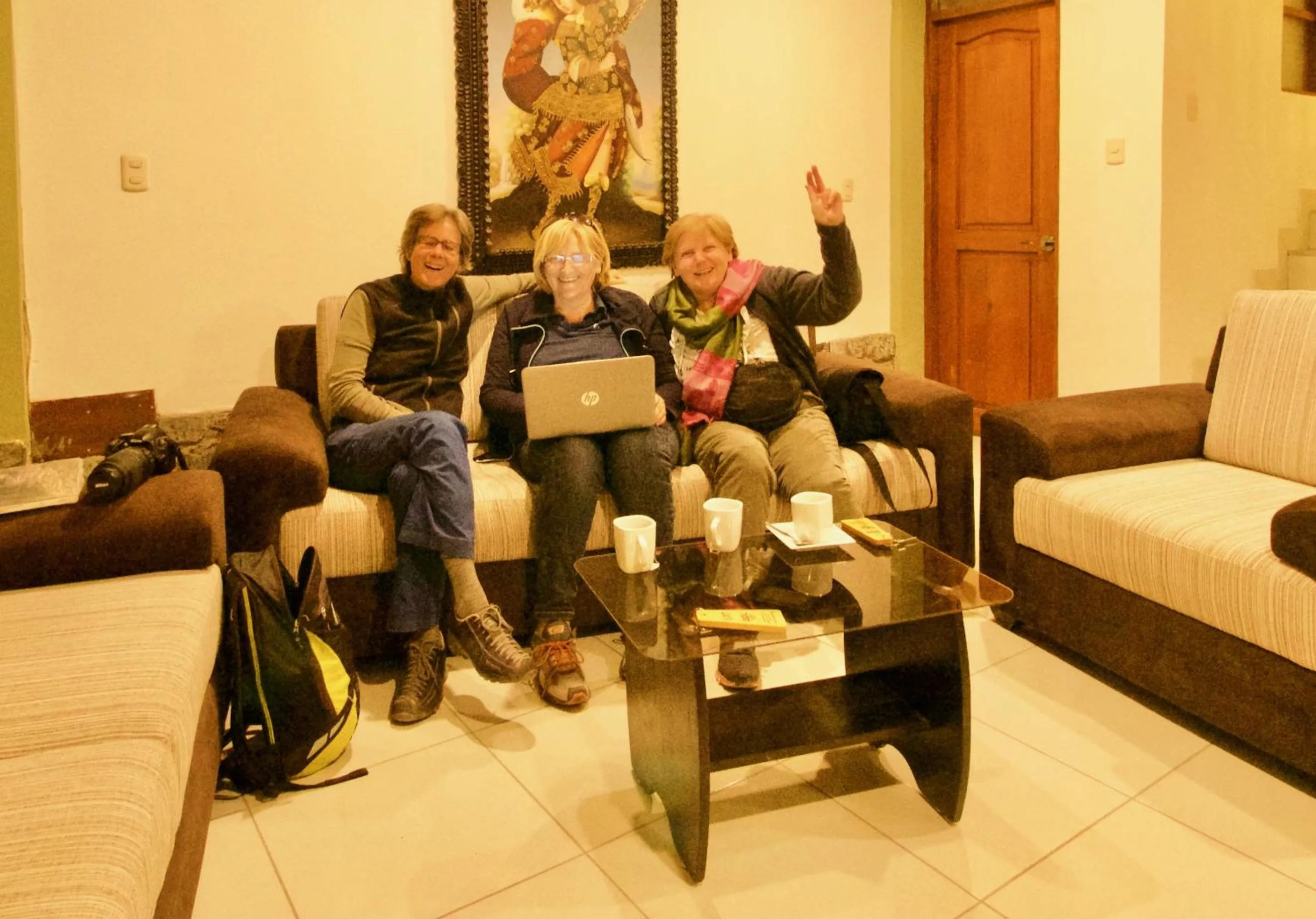 group of guests in Sol Ollantay Boutique Hotel