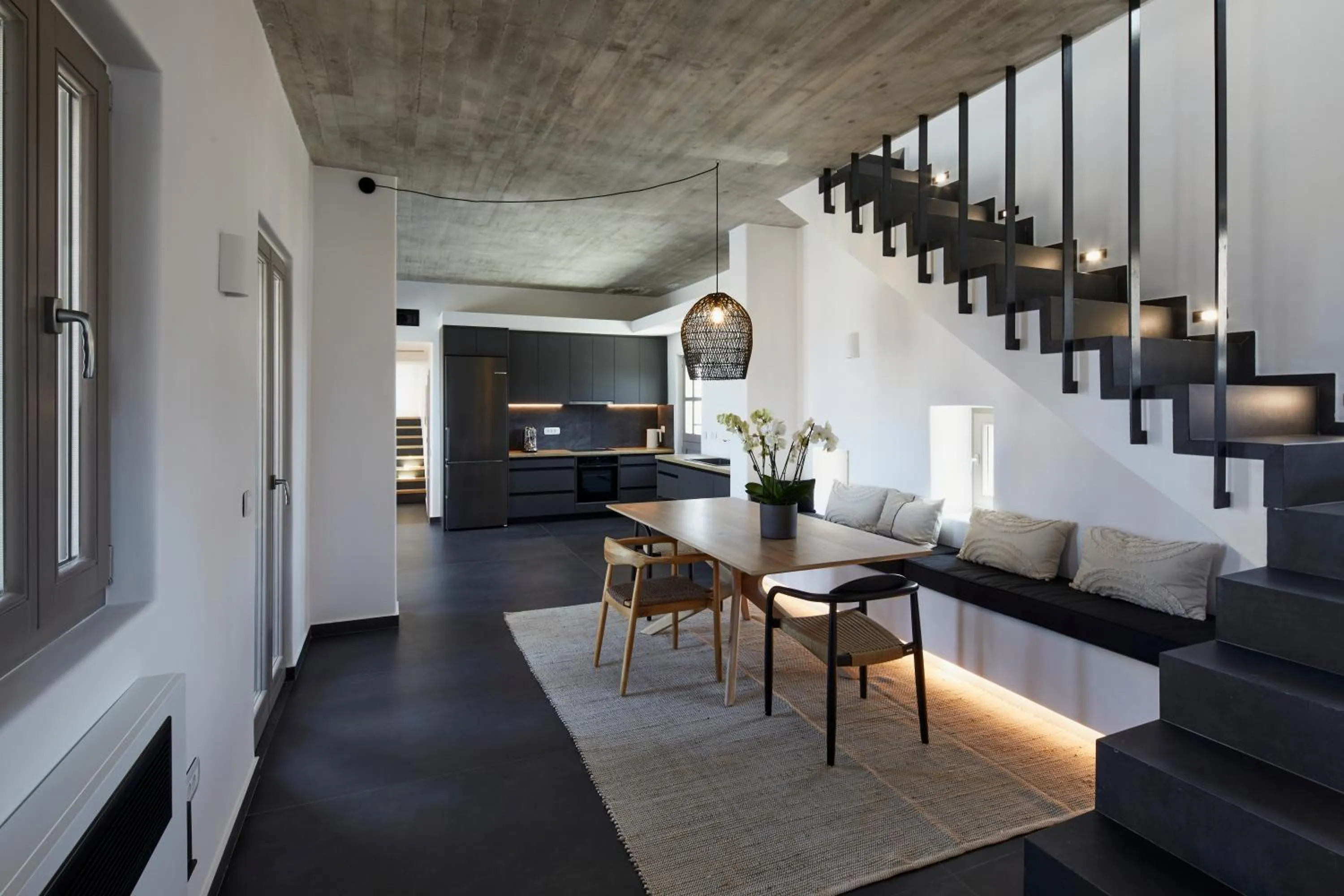 Kitchen or kitchenette in Myst Boutique Hotel