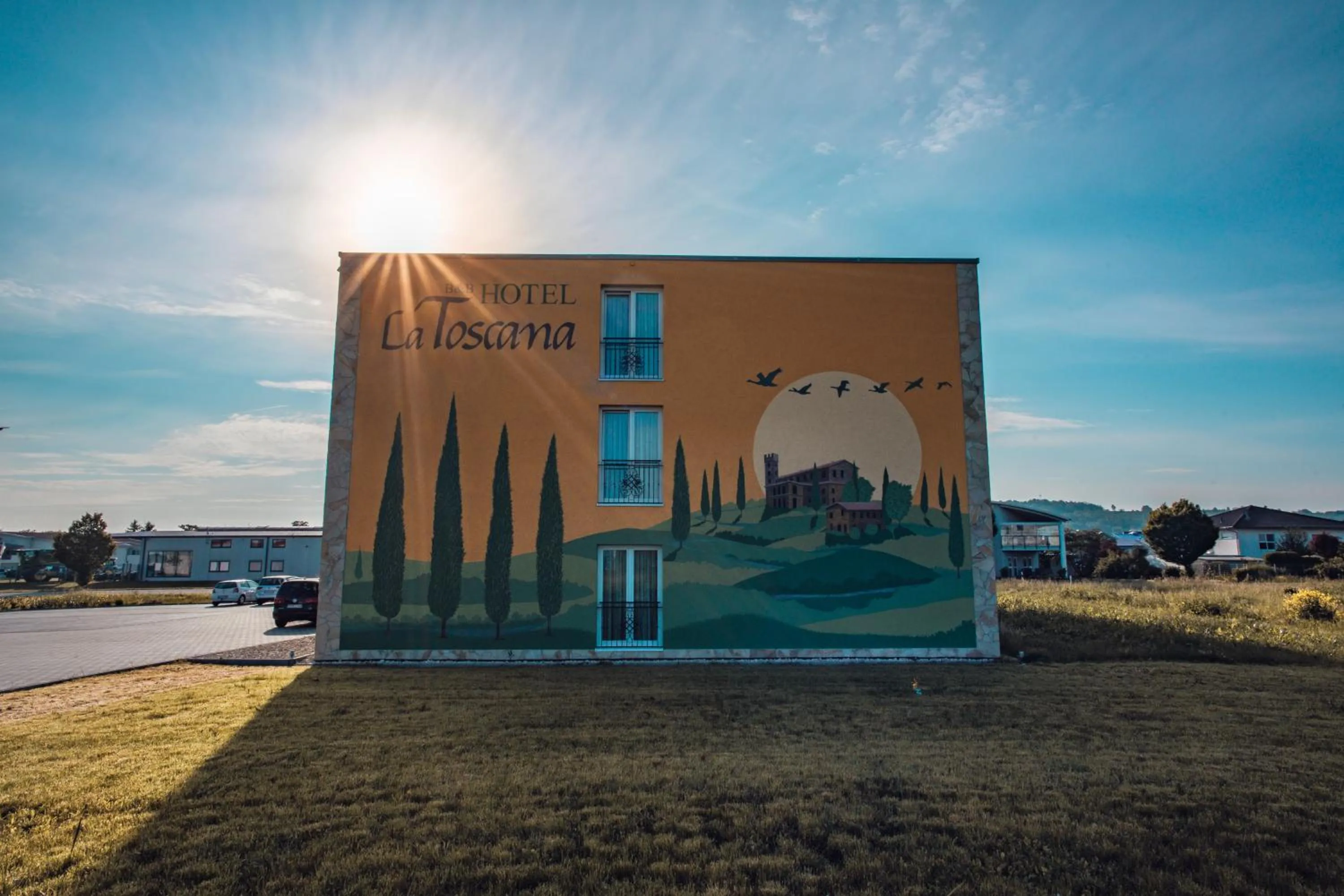 Property building in Hotel La Toscana Nähe Europapark und Rulantica