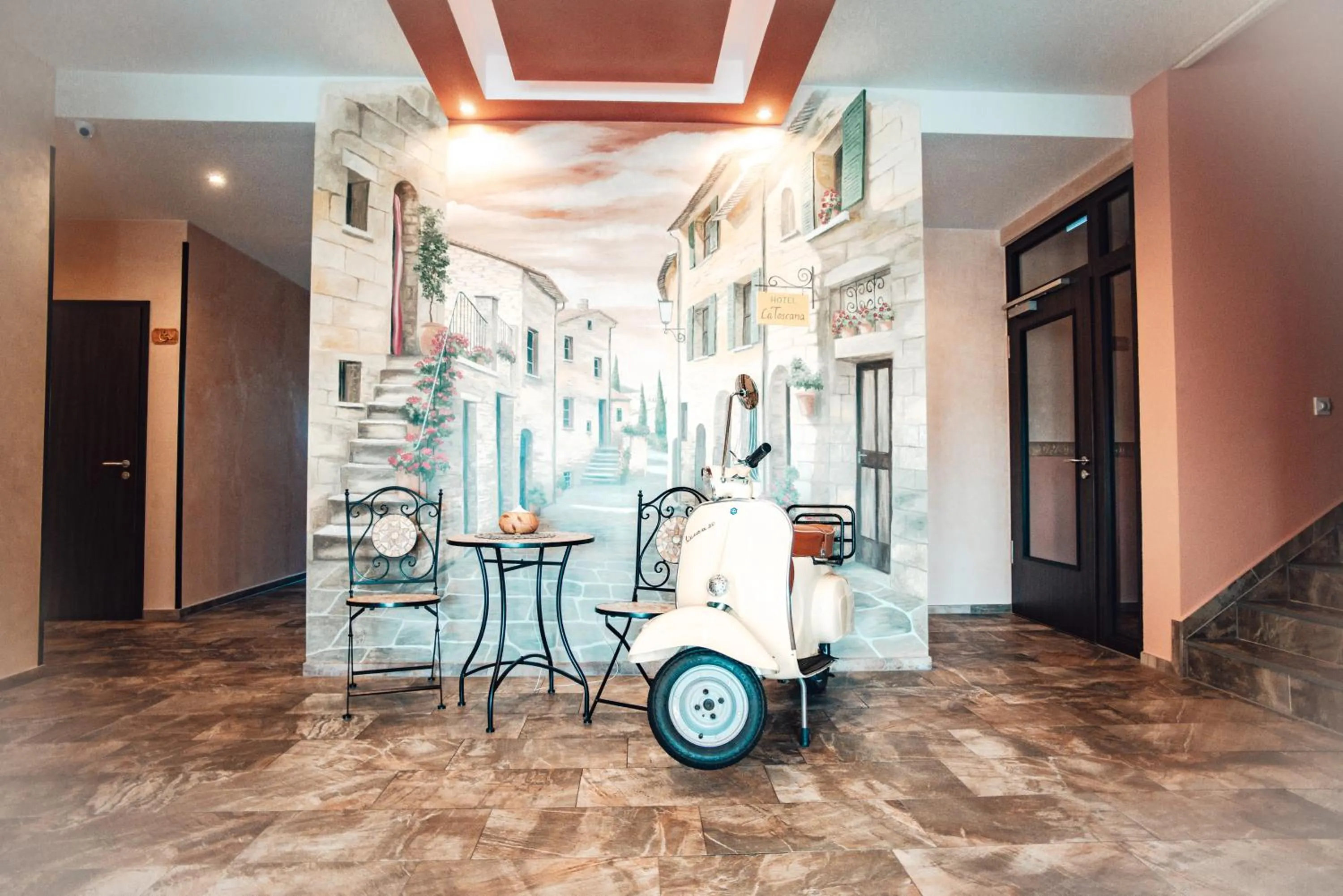 Property building in Hotel La Toscana Nähe Europapark und Rulantica