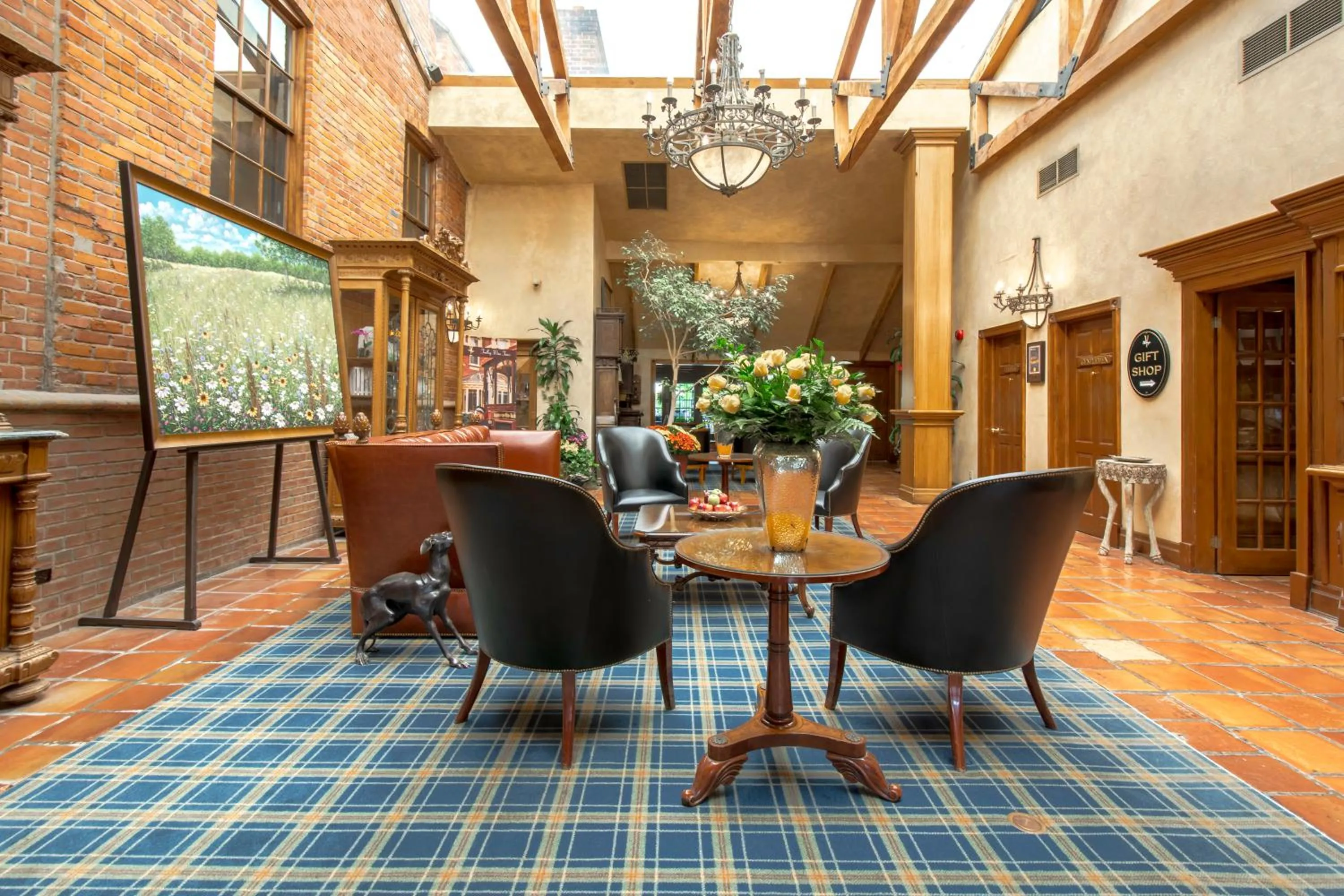 Lobby or reception in Pillar and Post Inn & Spa
