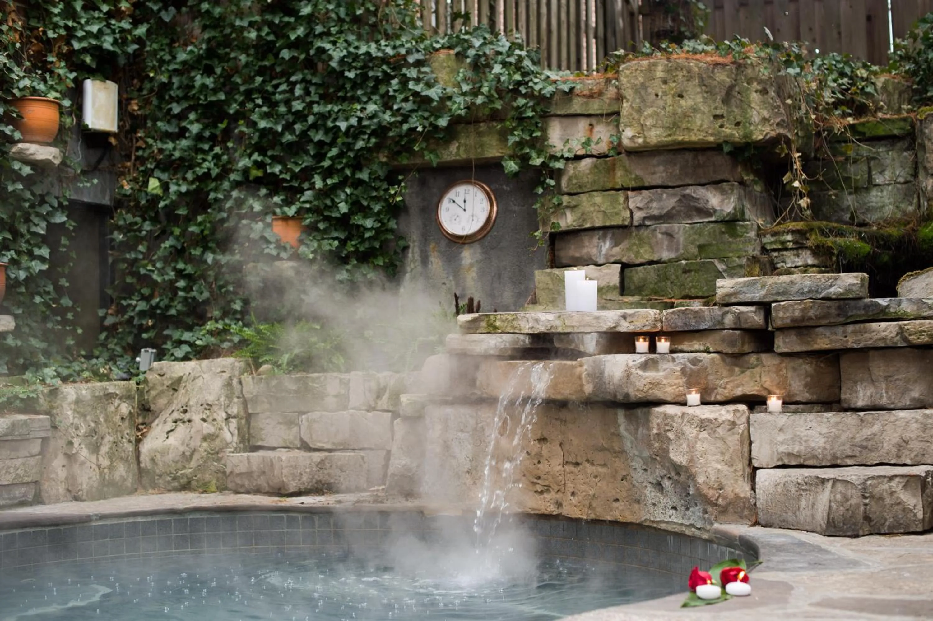Hot Spring Bath in Pillar and Post Inn & Spa