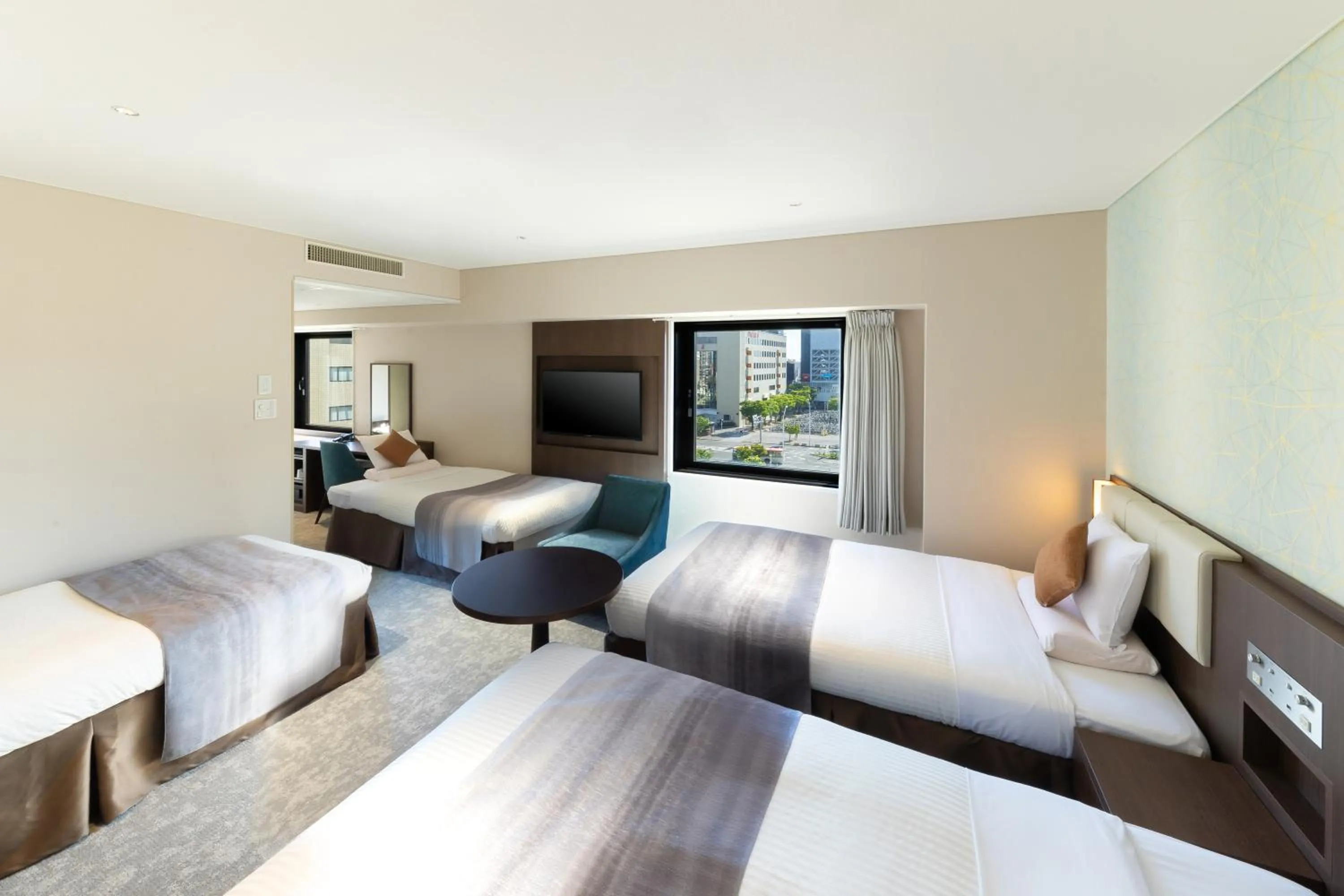 Bed in Art Hotel Niigata Station