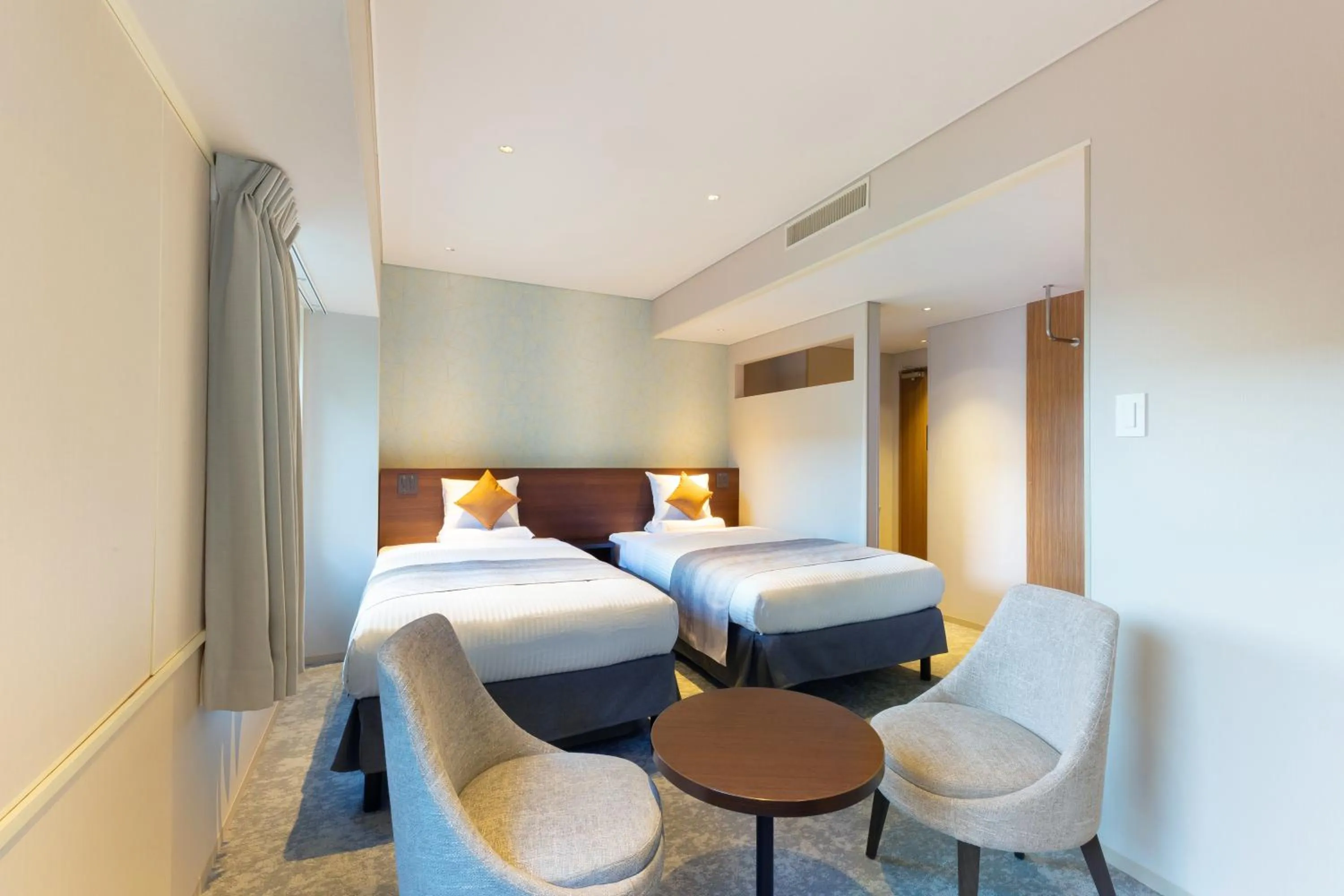 Bed in Art Hotel Niigata Station