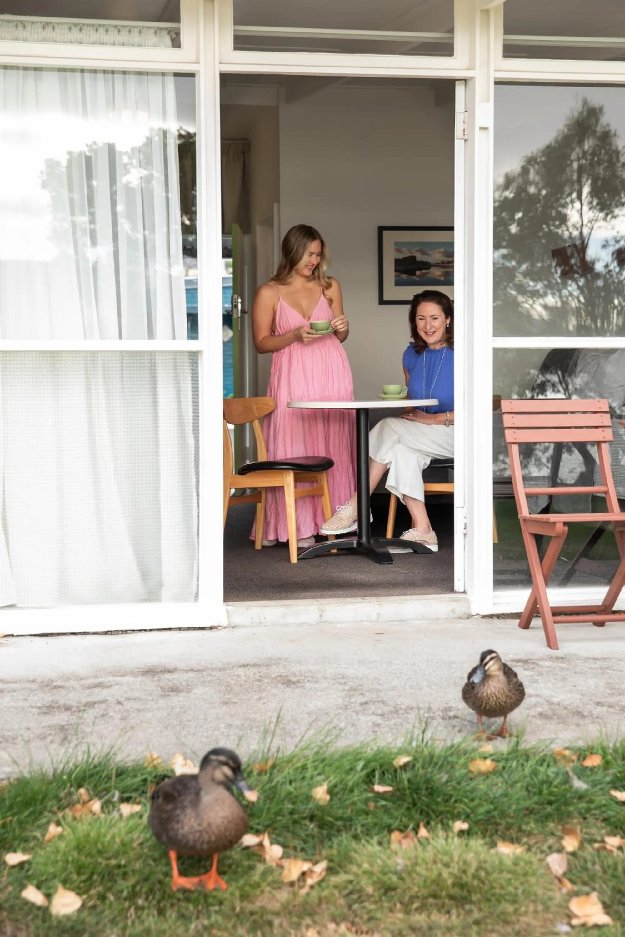 Guests in Riverfront Motel & Restaurant