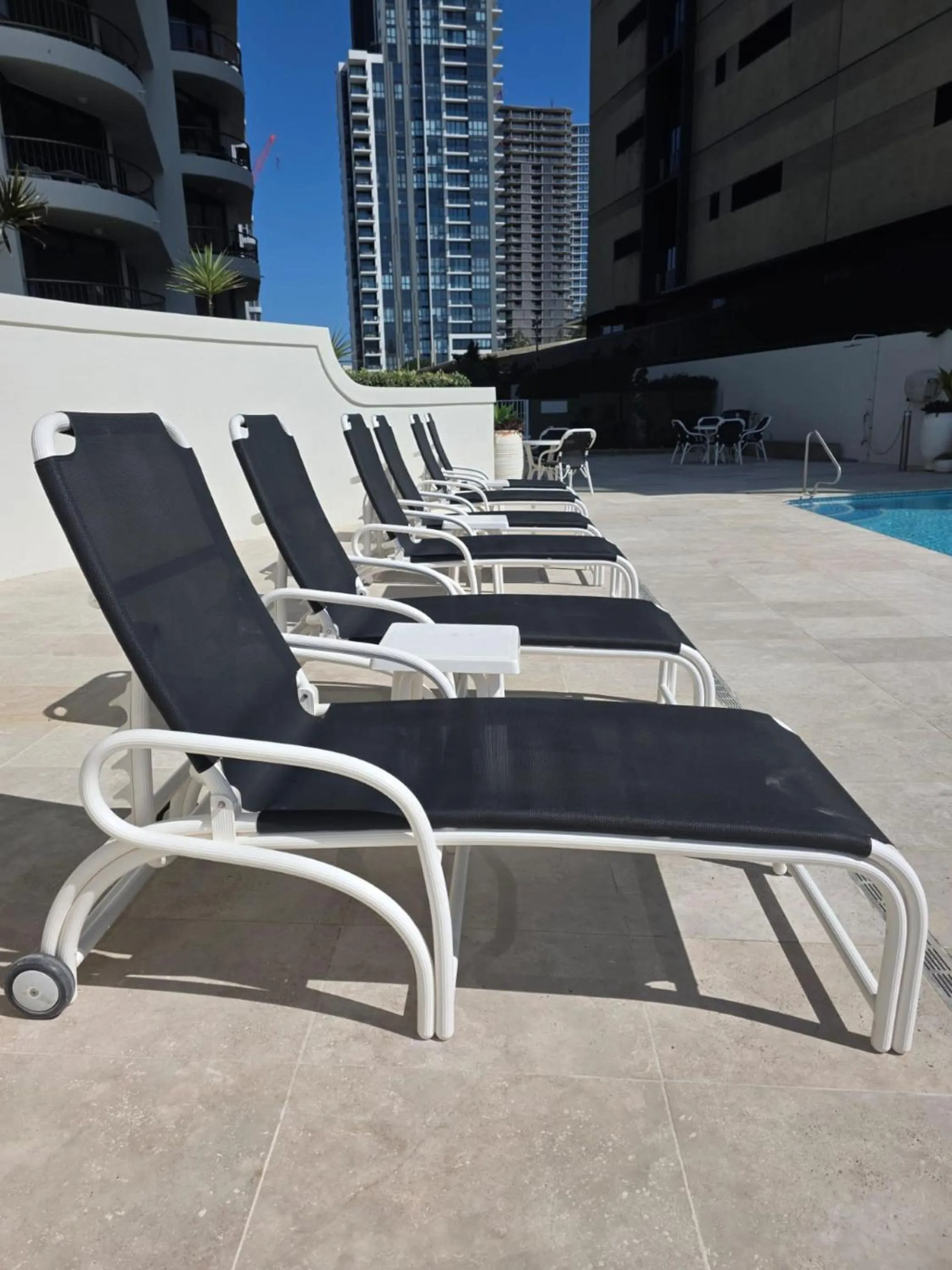 sunbed in Boulevard North Holiday Apartments
