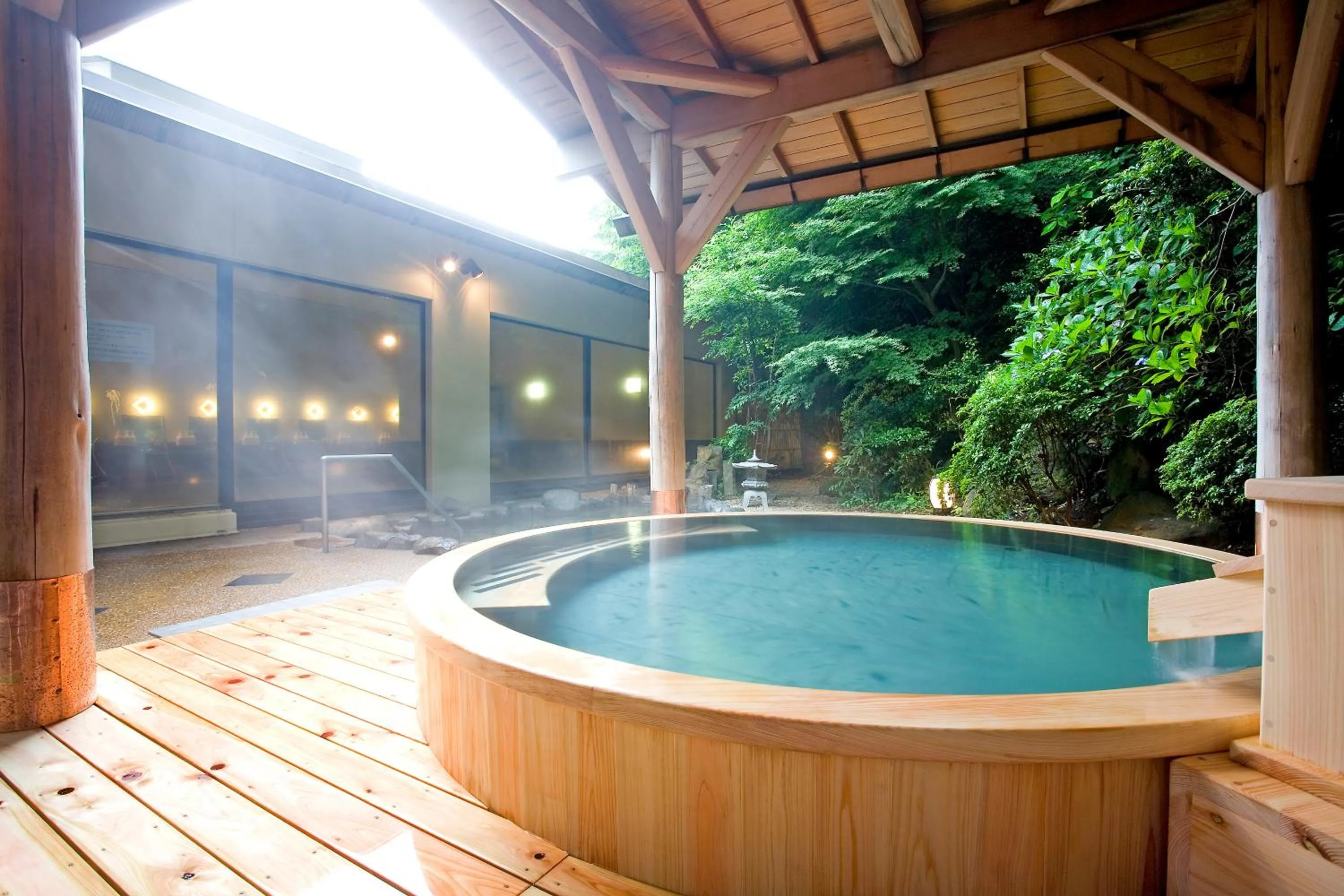 Hot Spring Bath in Yumoto Fujiya Hotel