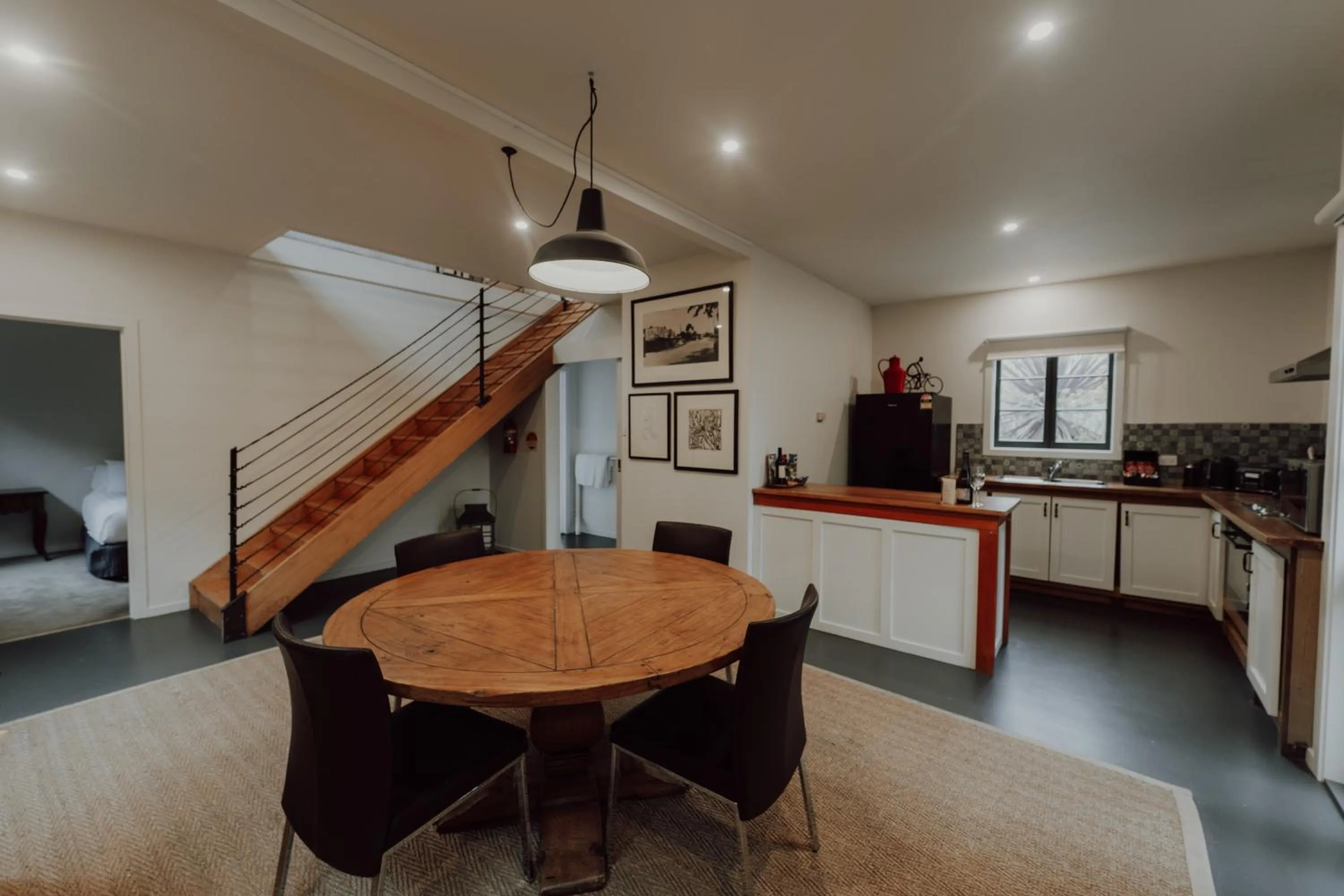 Kitchen or kitchenette in Mineral Springs Hotel Hepburn