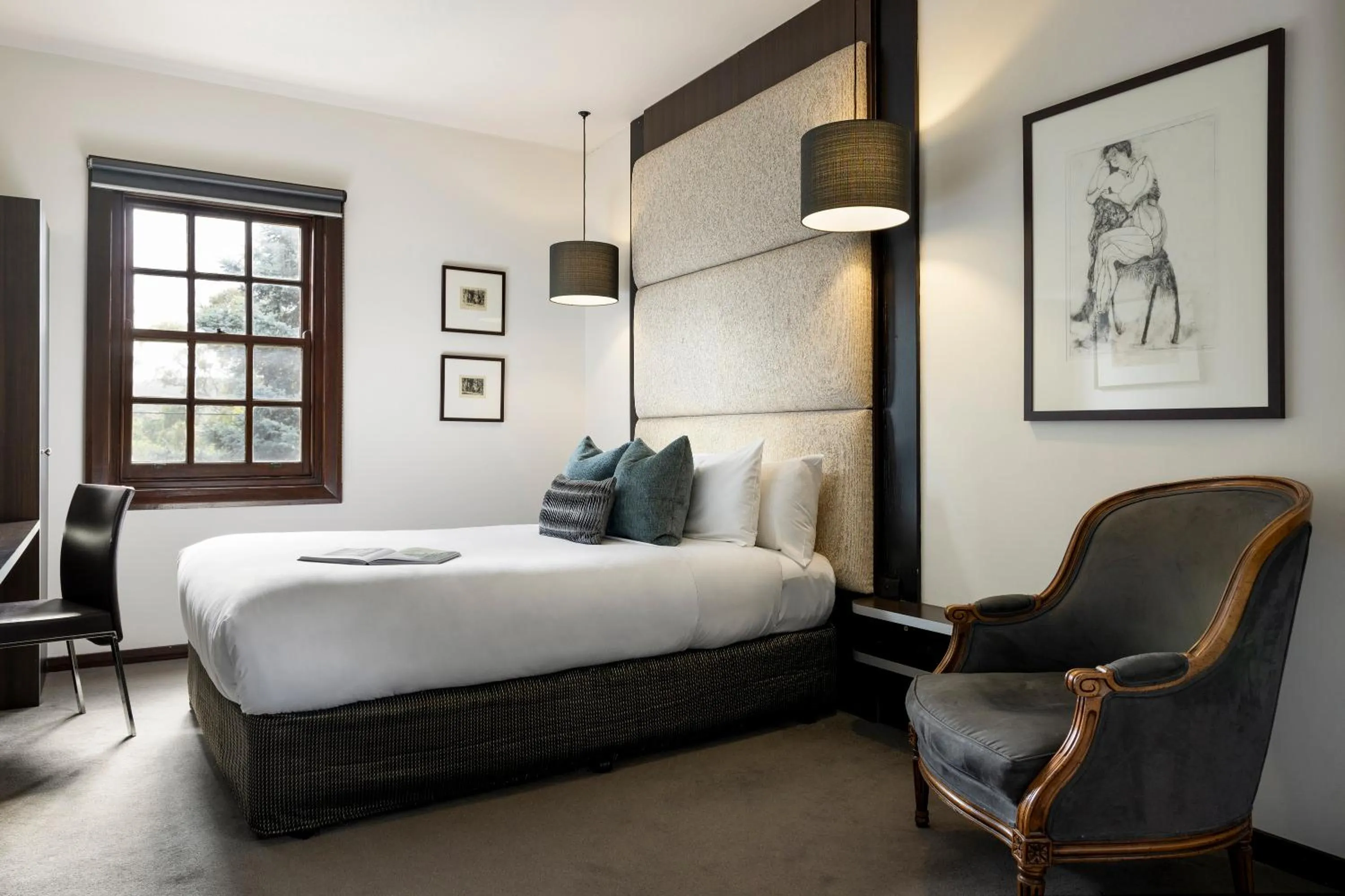 Bedroom, Bed in Mineral Springs Hotel Hepburn