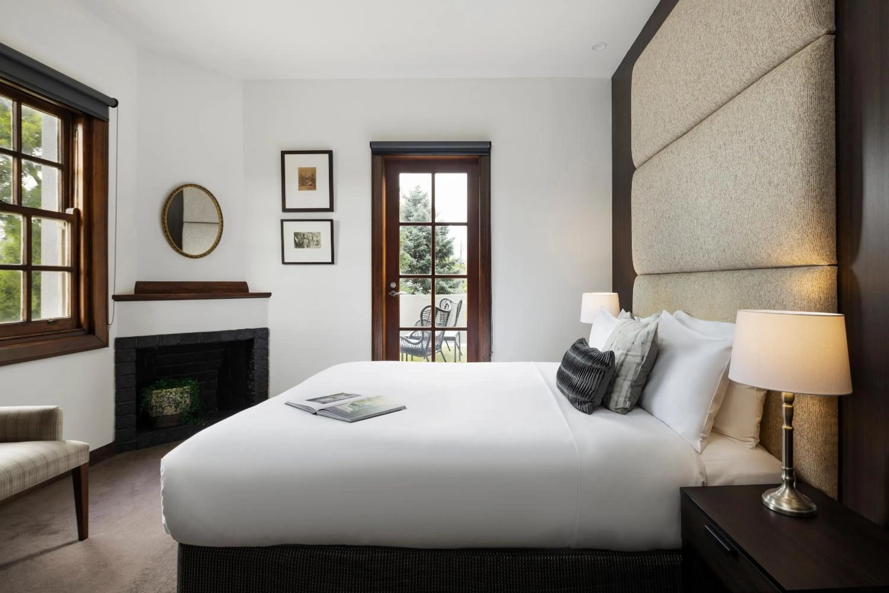 Bed in Mineral Springs Hotel Hepburn