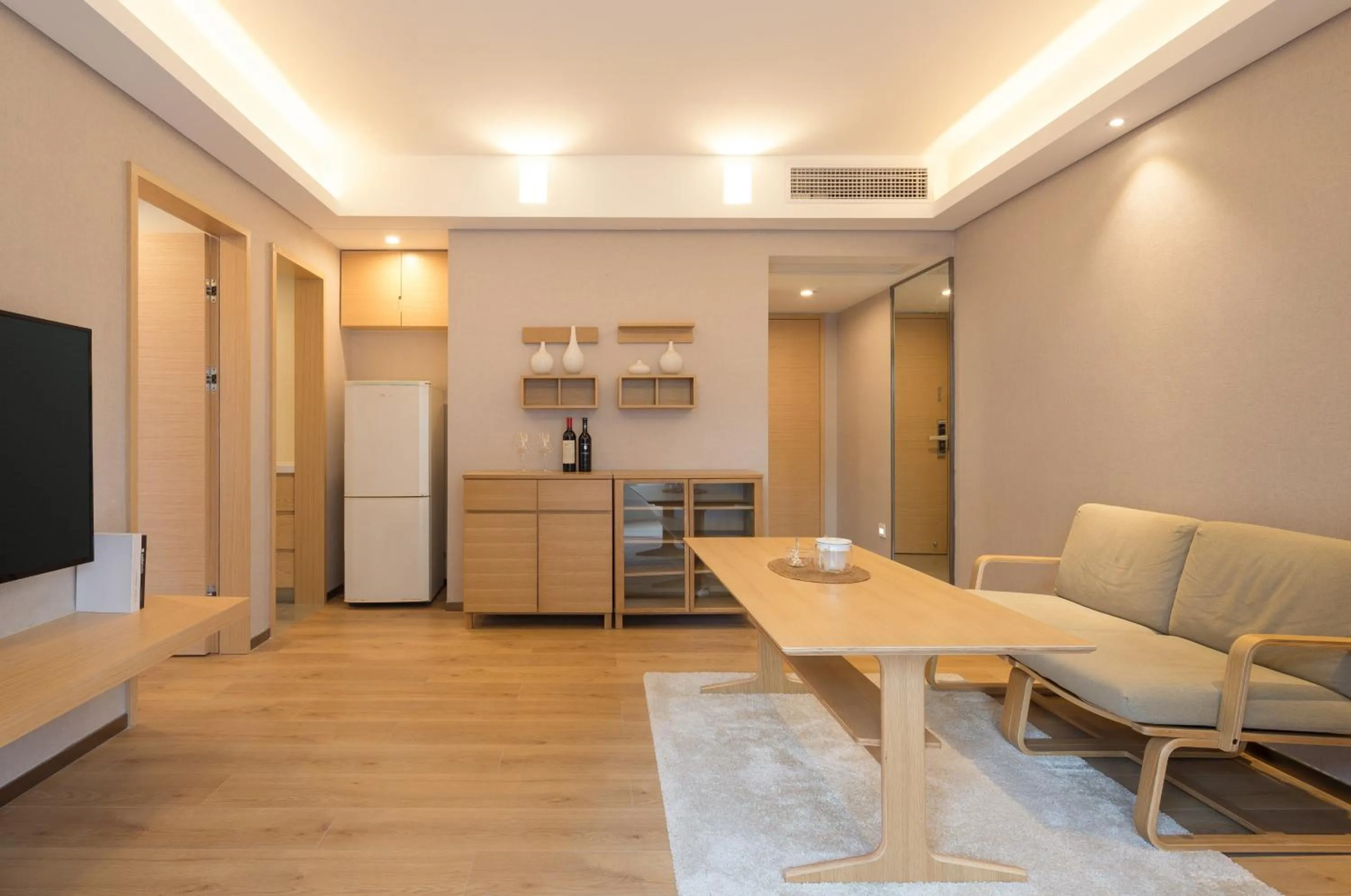 Living room in 广州友和酒店Yuwa Hotel-Free Shuttle Bus to Canton Fair Complex DuringCanton Fair Period