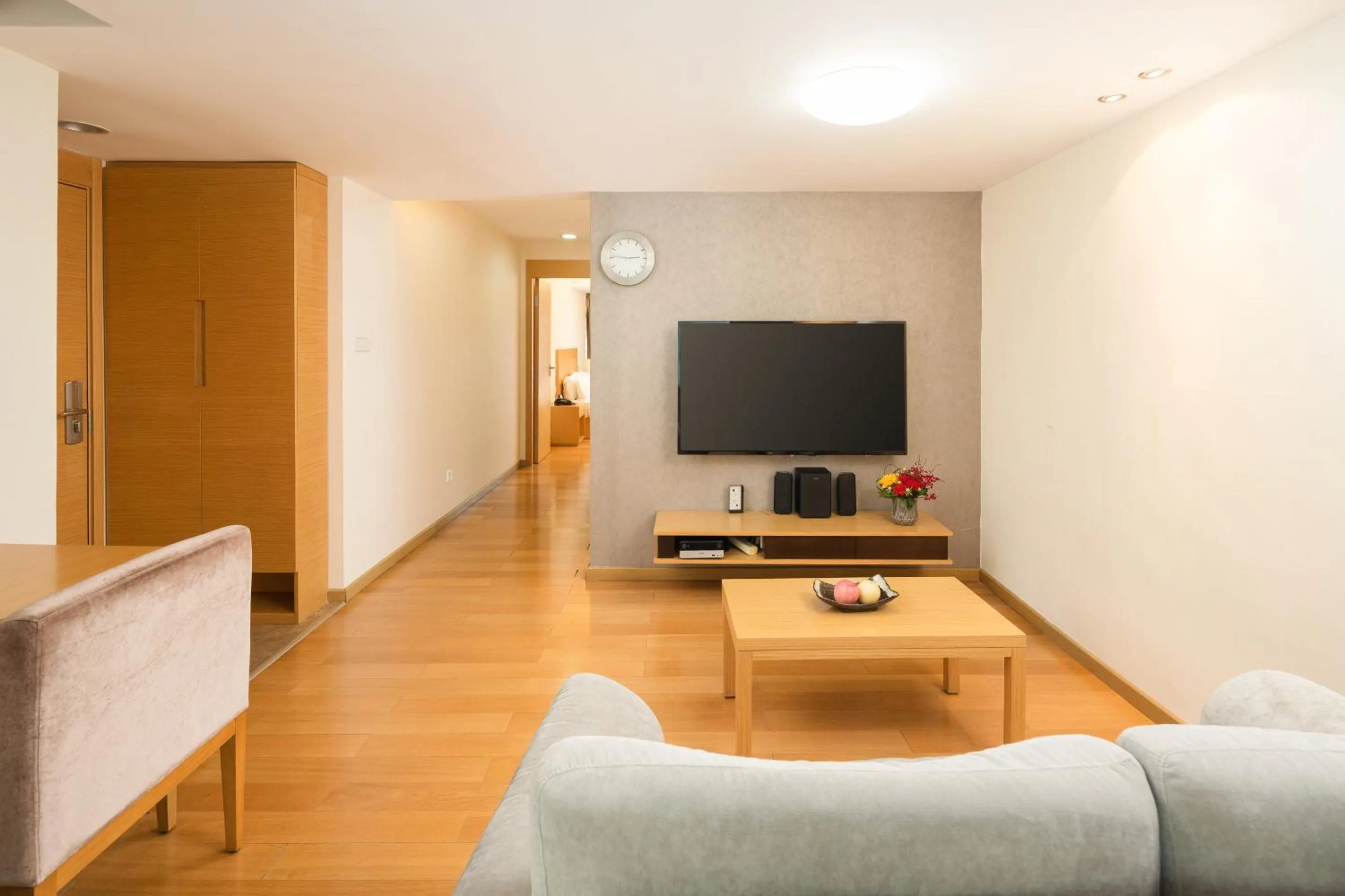 Living room in 广州友和酒店Yuwa Hotel-Free Shuttle Bus to Canton Fair Complex DuringCanton Fair Period