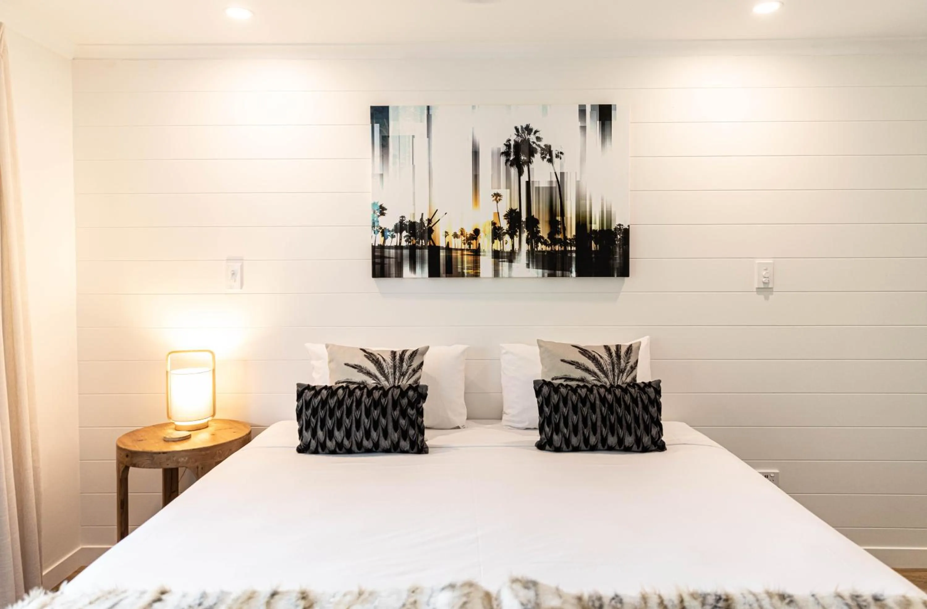 Bedroom, Bed in Beaches Holiday Apartments - Official Onsite Reception & Check In