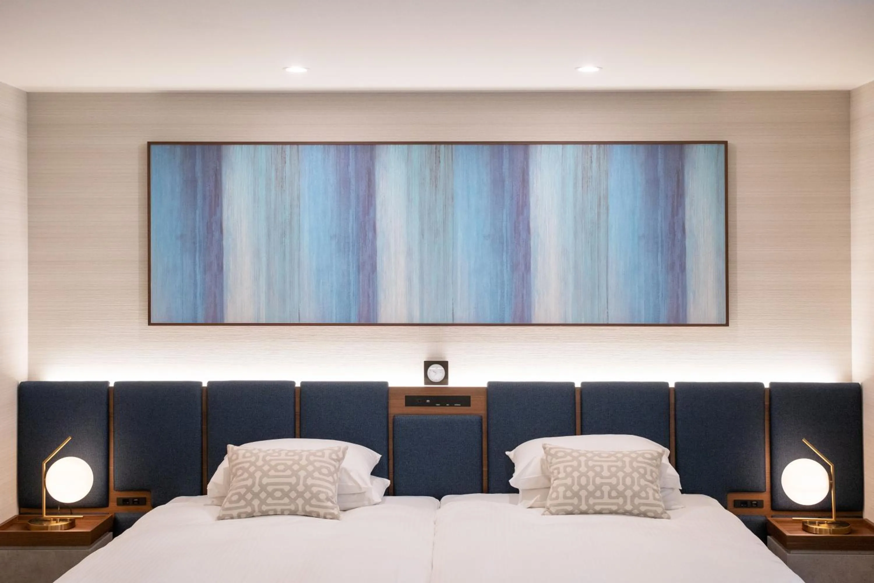 Bed in Okuma Private Beach & Resort