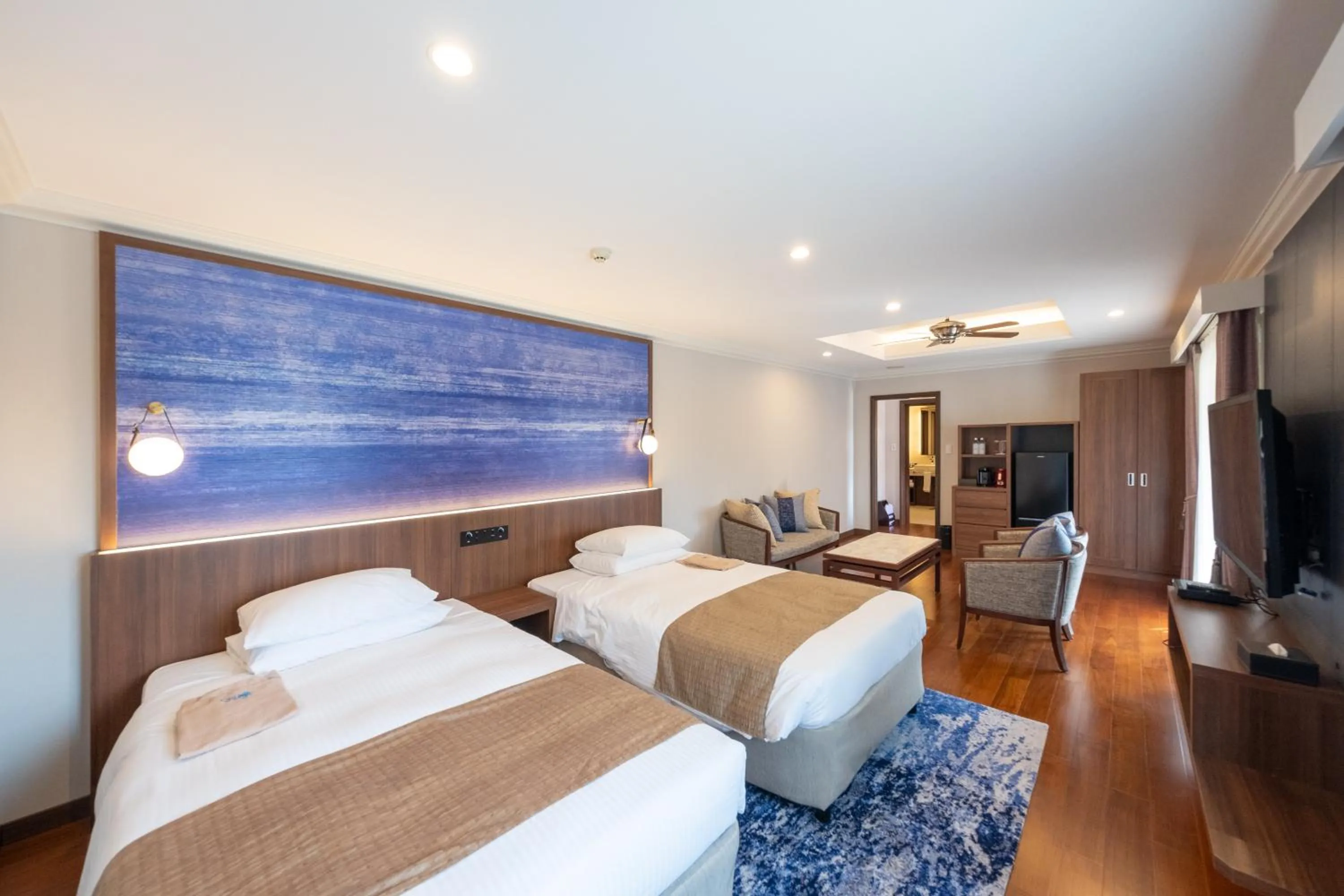 Photo of the whole room, Bed in Okuma Private Beach & Resort