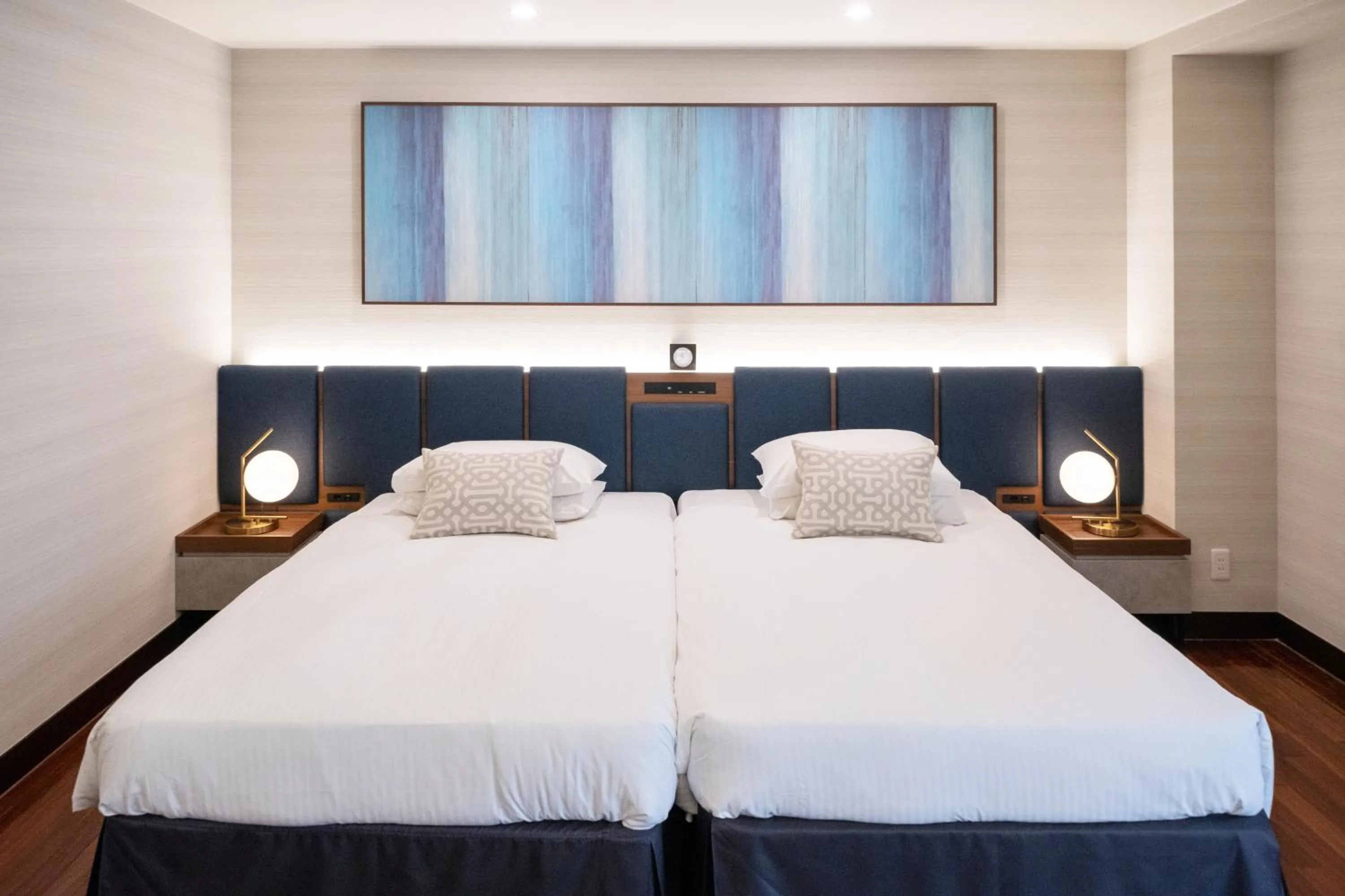 Bed in Okuma Private Beach & Resort