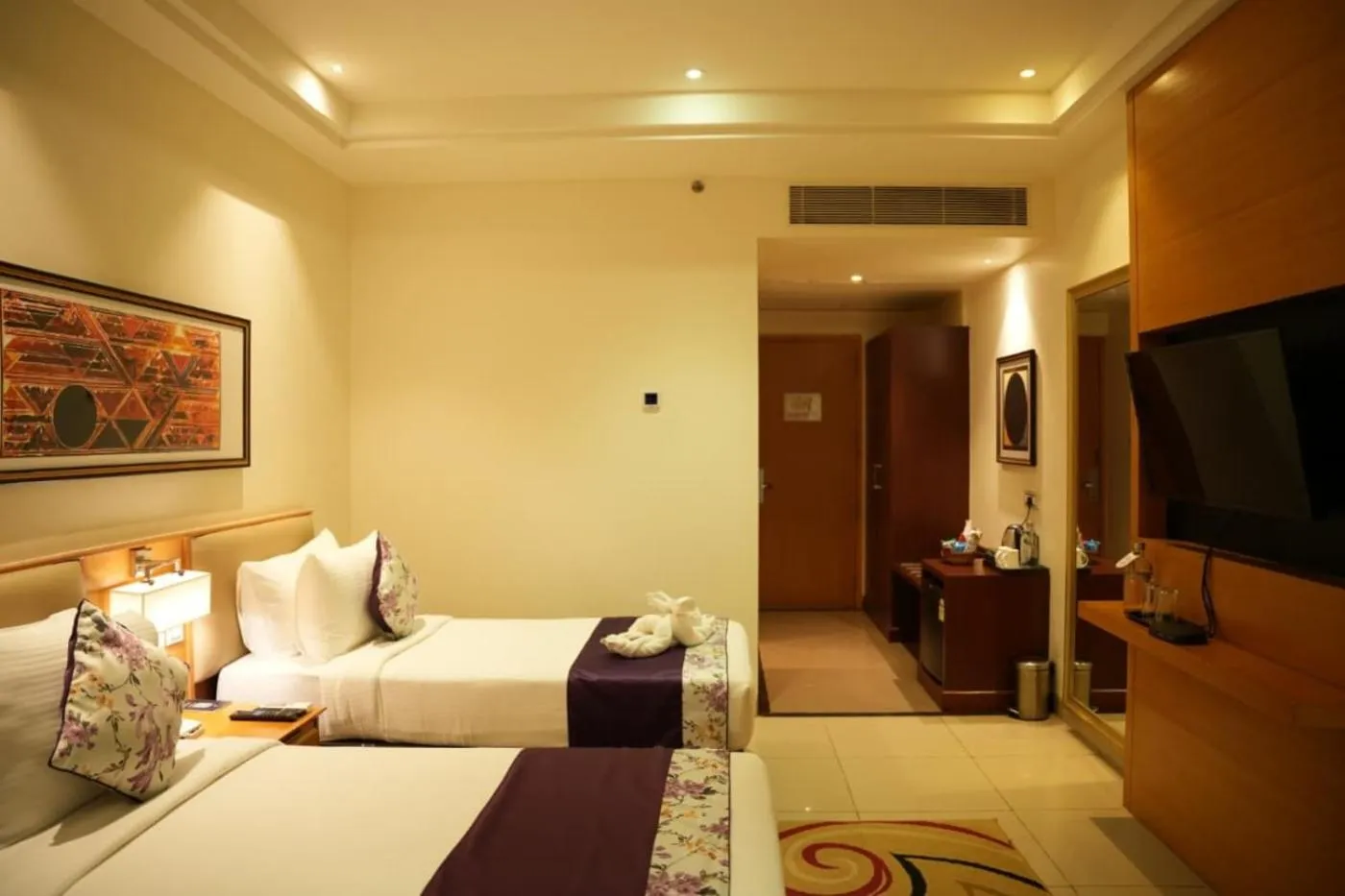 Bedroom, Bed in Royal Orchid Central, Shimoga