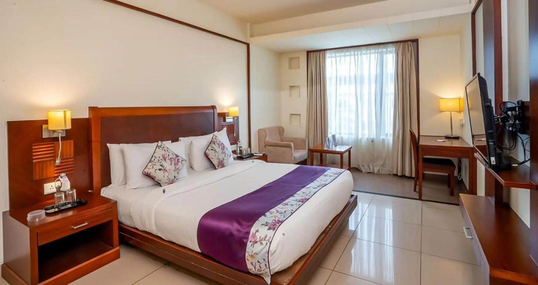 Bedroom, Bed in Royal Orchid Central, Shimoga