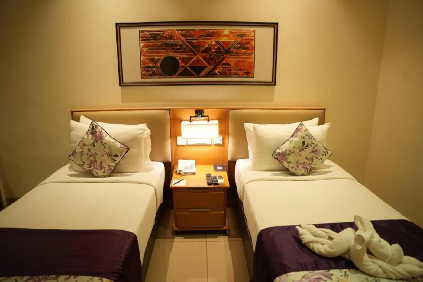 Bed in Royal Orchid Central, Shimoga