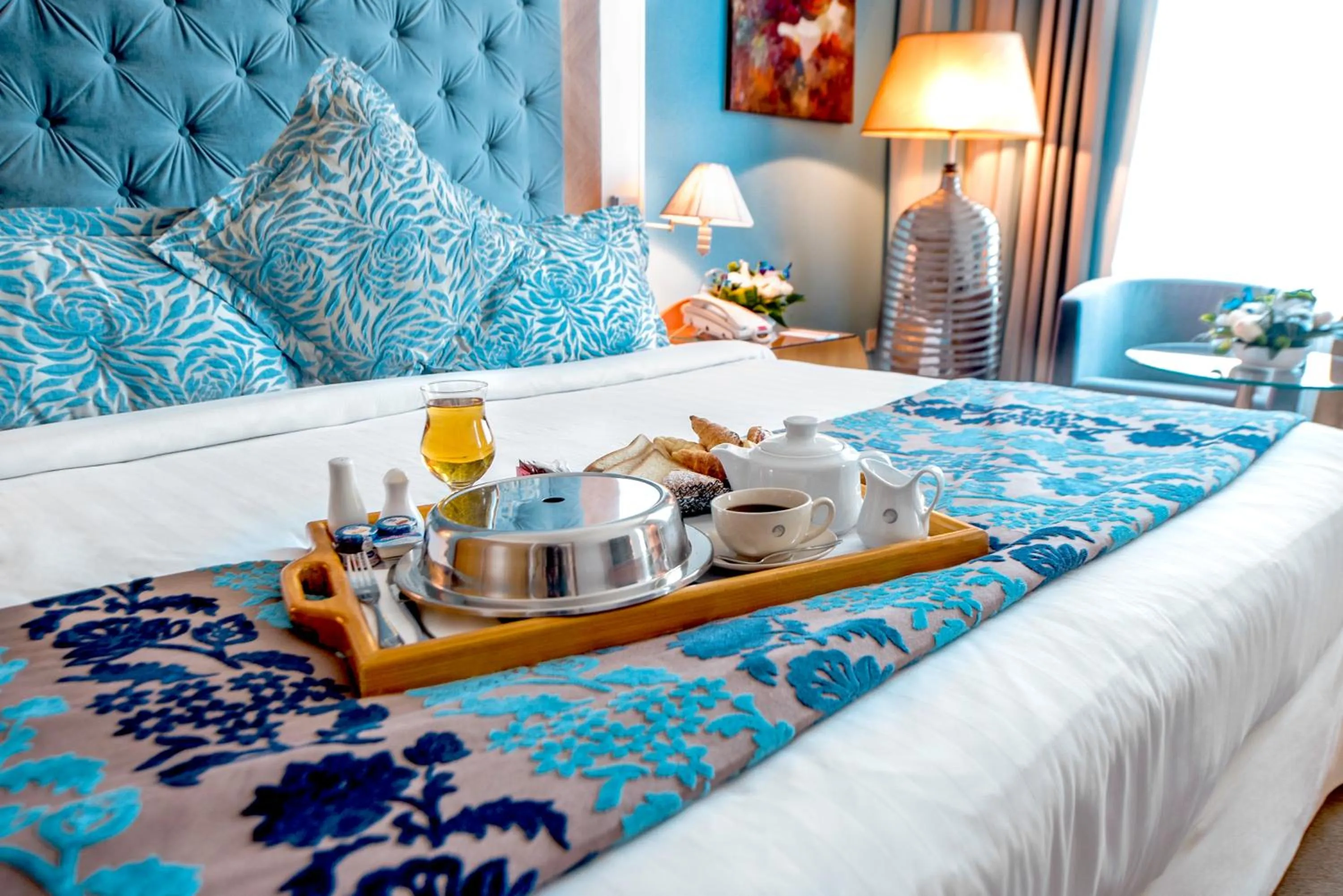 Bed in Marina Byblos Hotel