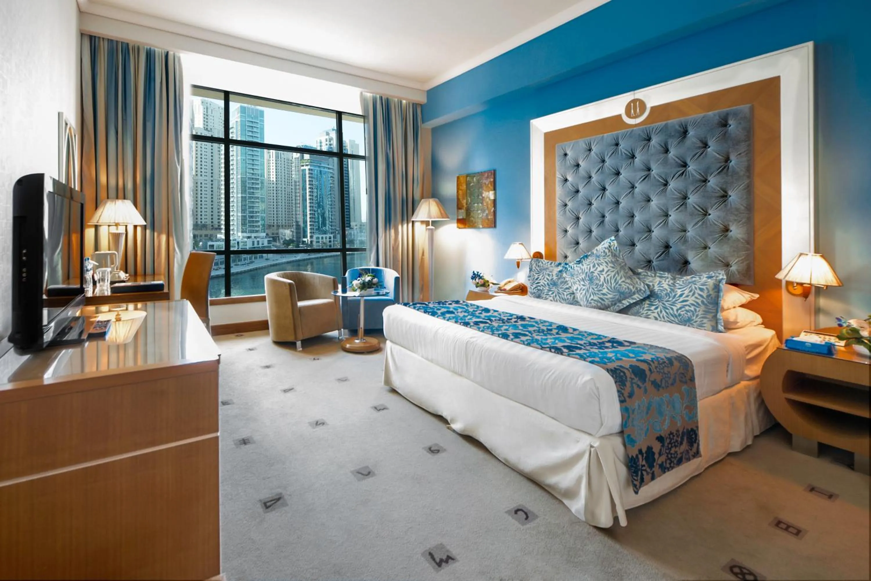 Bed in Marina Byblos Hotel