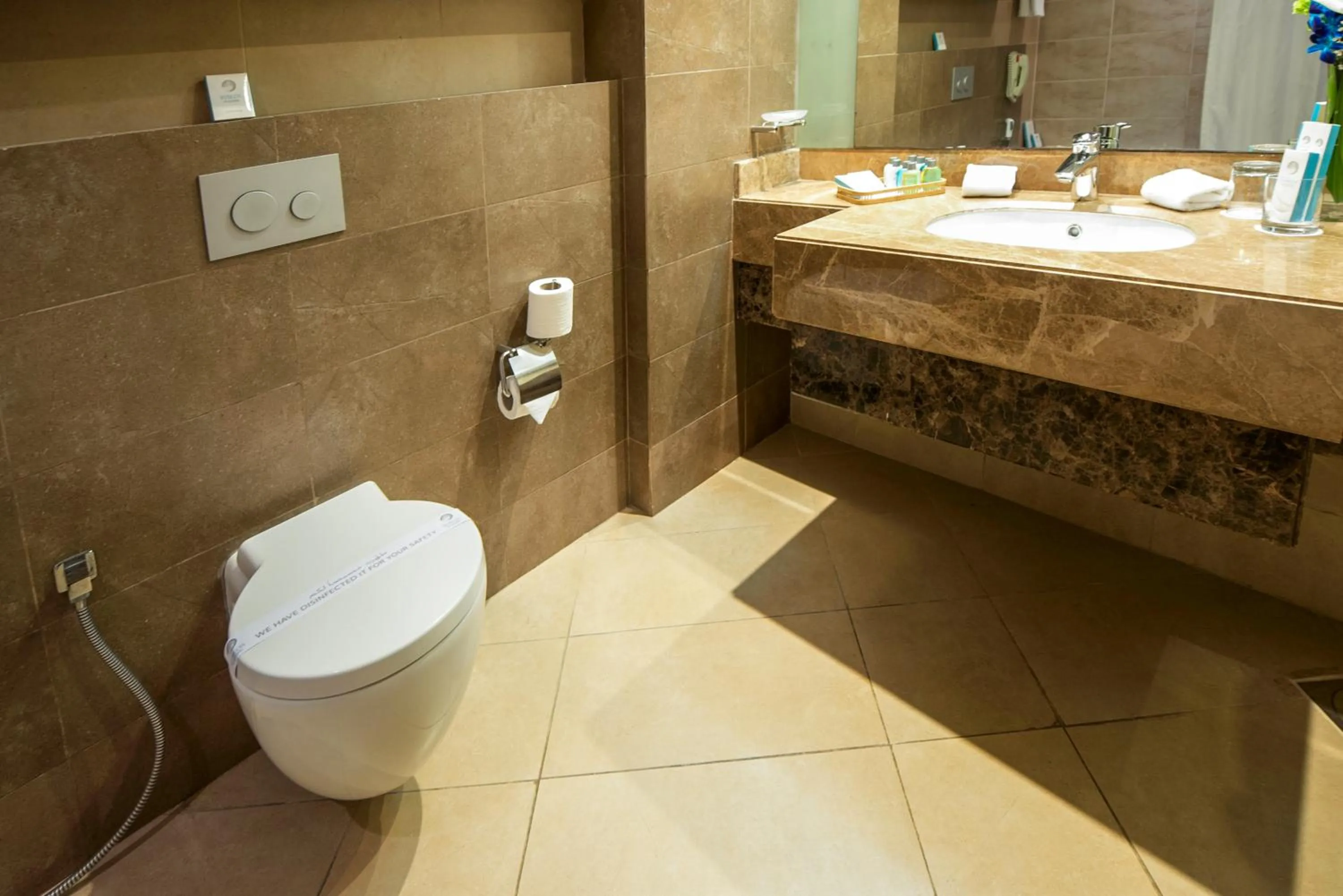 Toilet in Marina Byblos Hotel