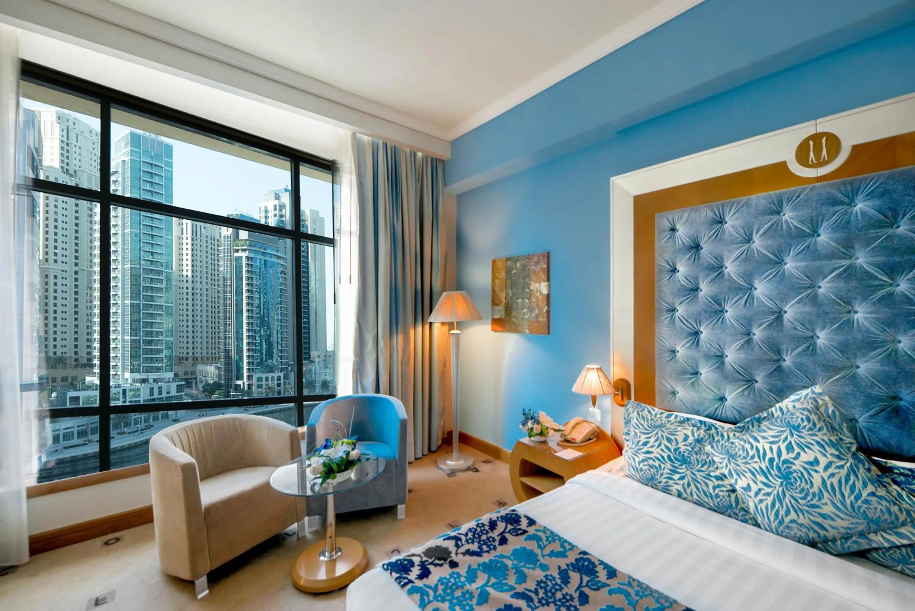 Bed in Marina Byblos Hotel