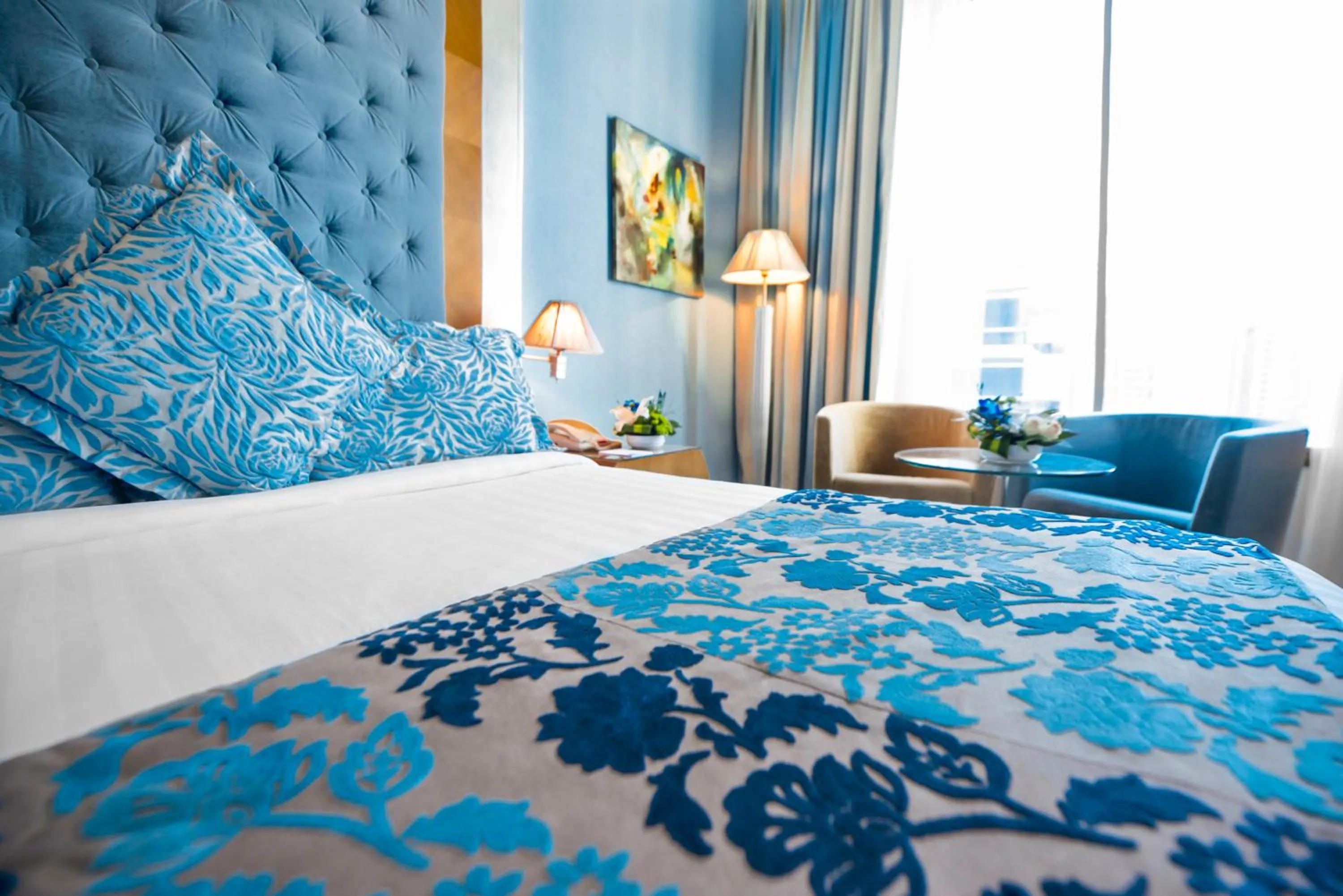 Bed in Marina Byblos Hotel