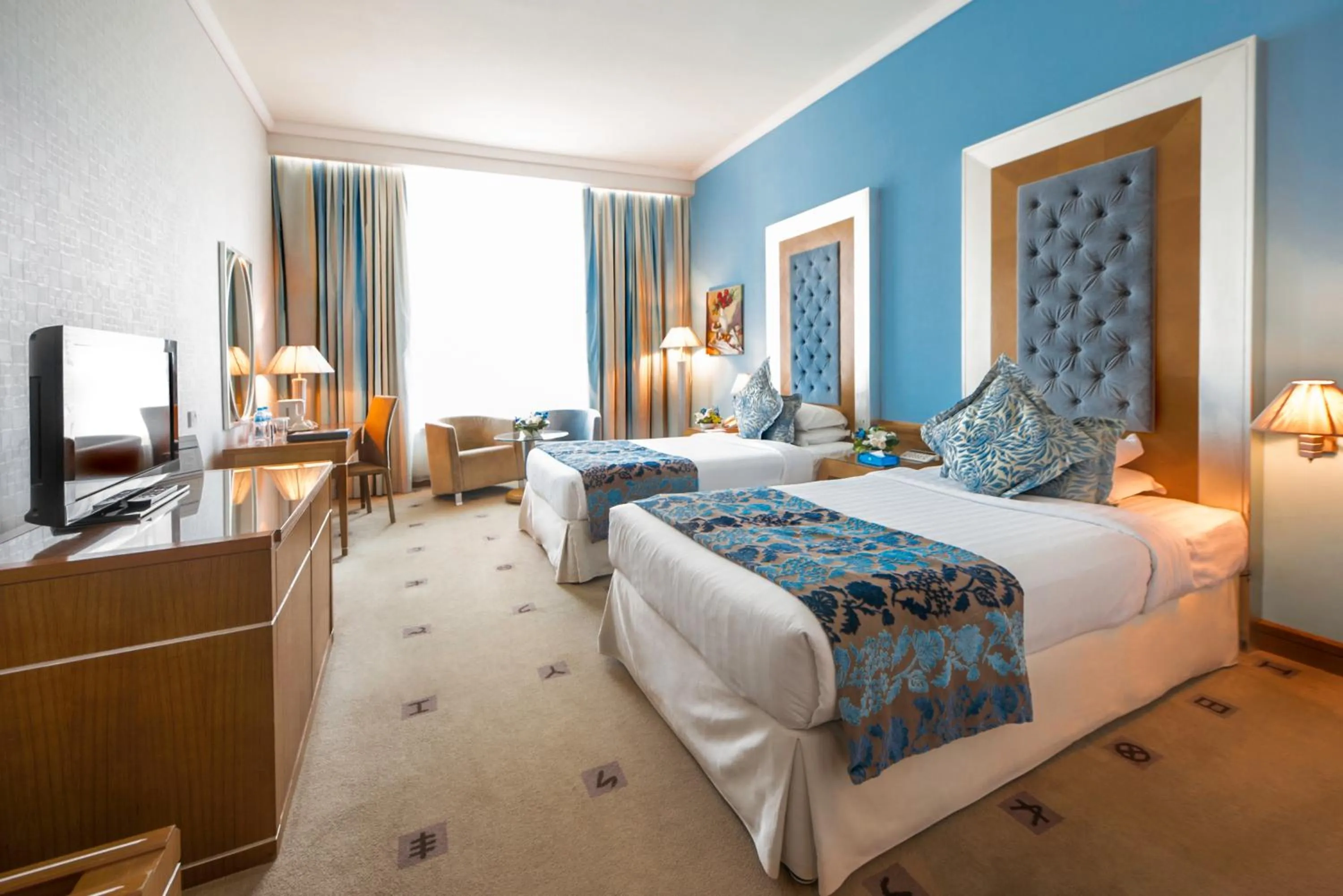 Bed in Marina Byblos Hotel