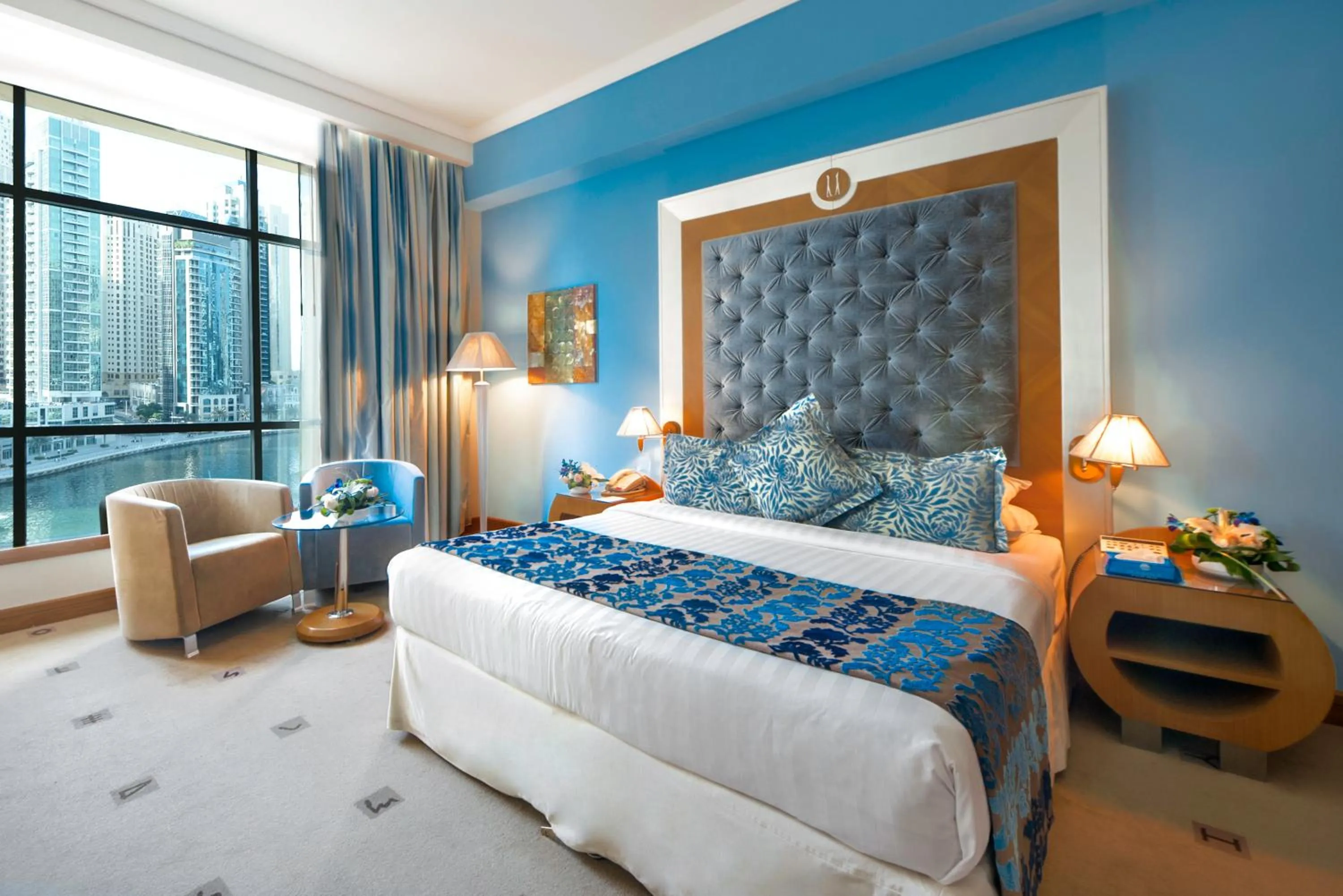 Bed in Marina Byblos Hotel