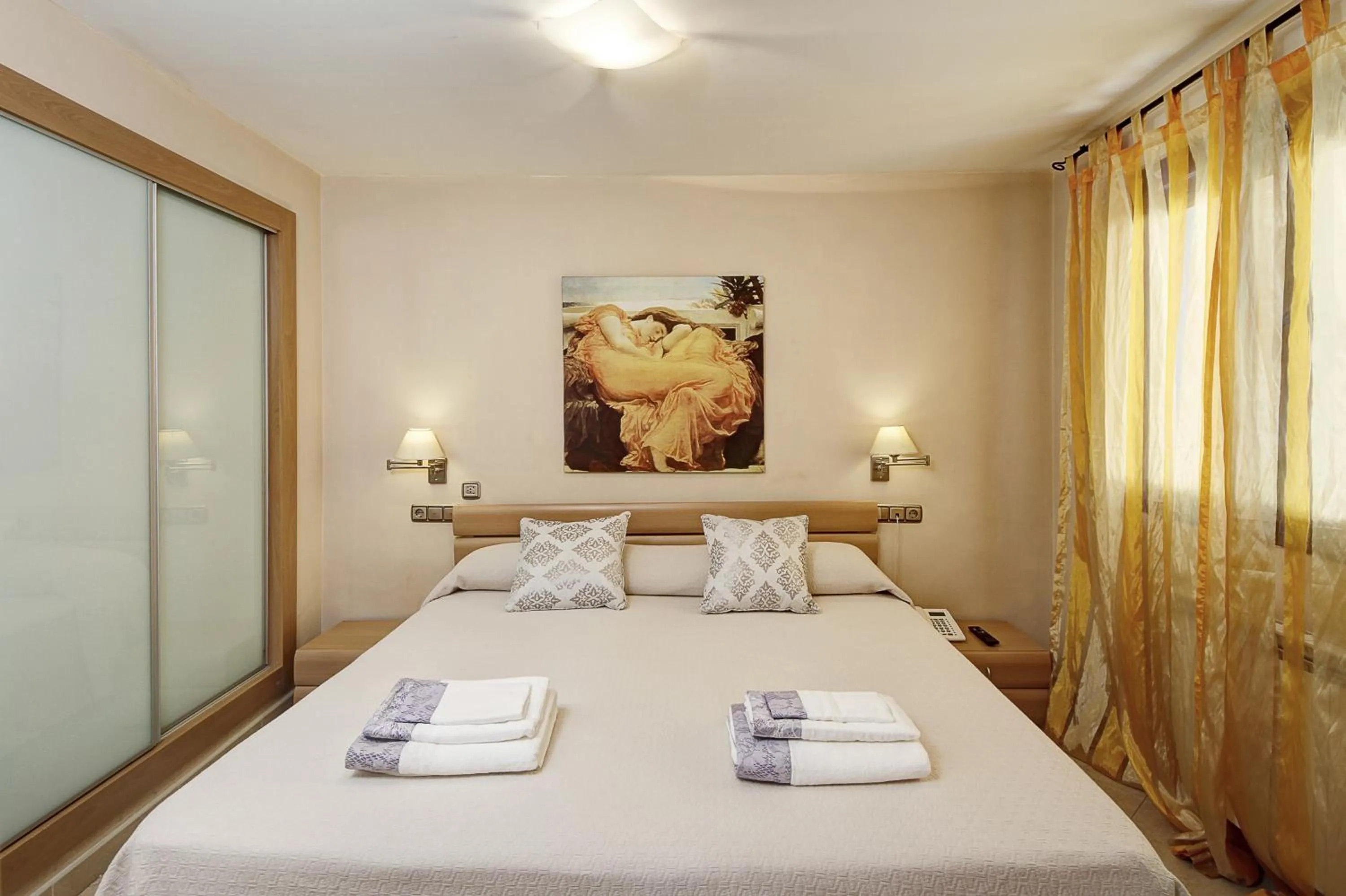 Bed in Apartamentos Turísticos Centro