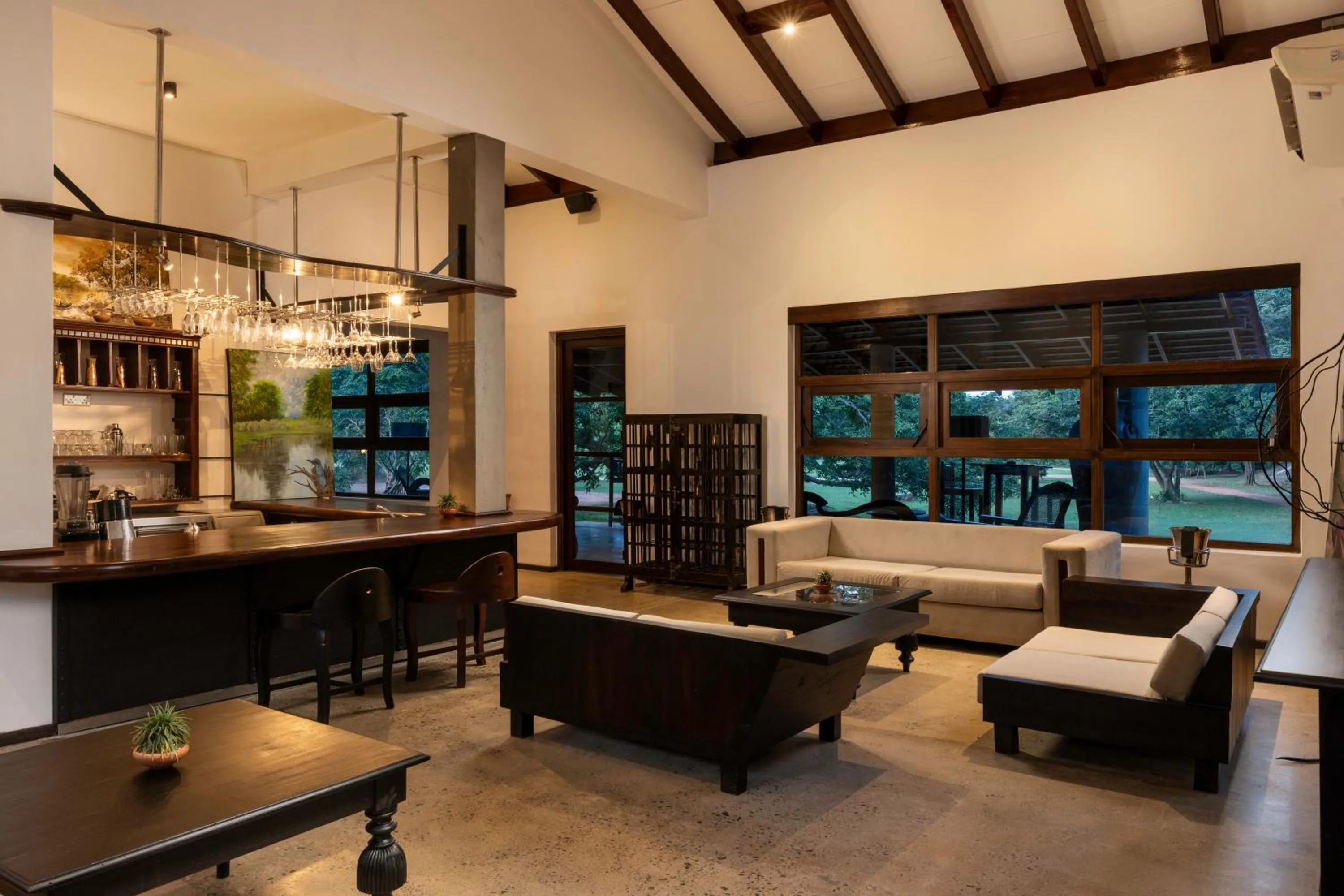 Living room in Ayugiri Ayurveda Wellness Resort Sigiriya