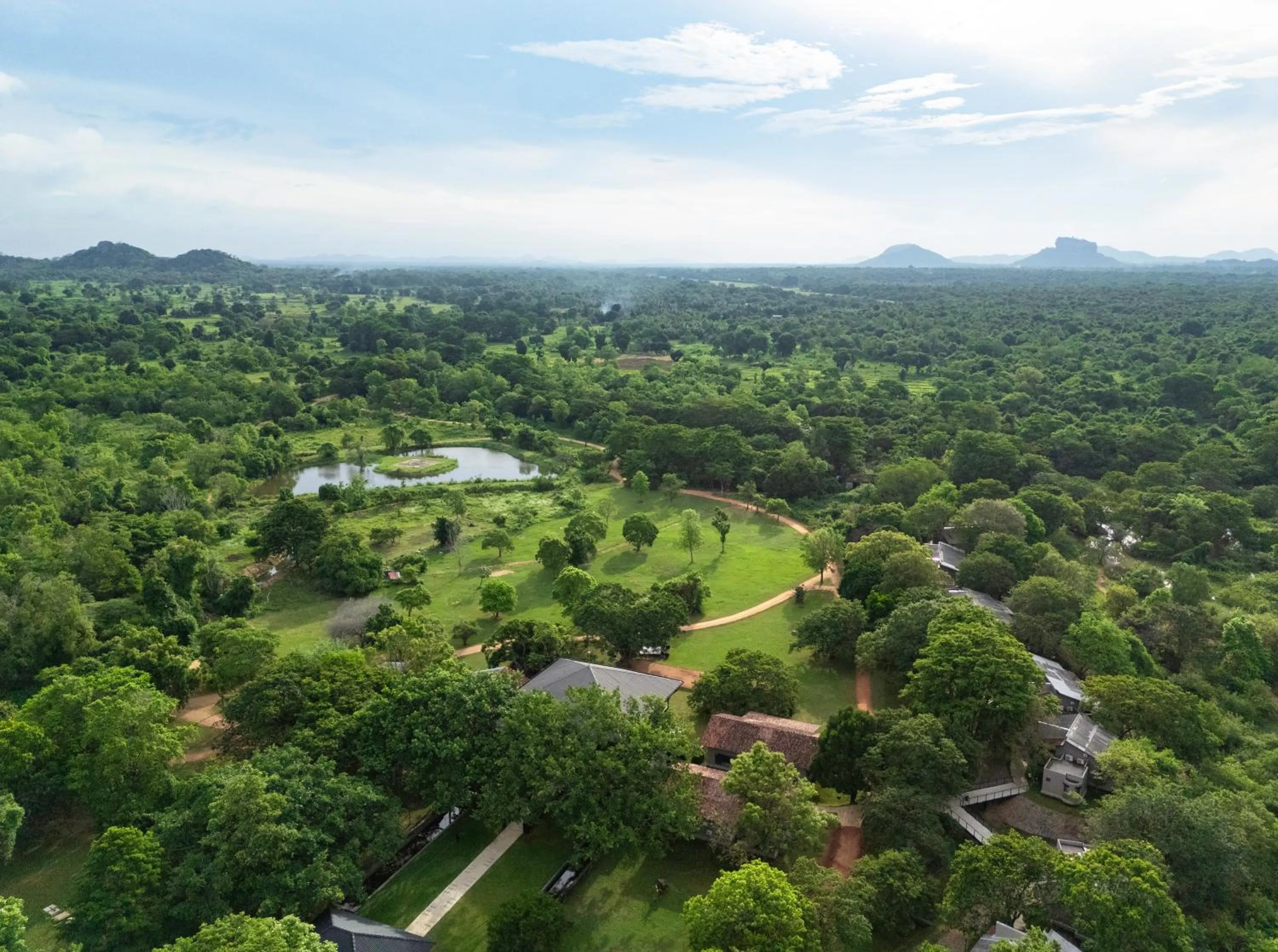 Natural landscape in Ayugiri Ayurveda Wellness Resort Sigiriya
