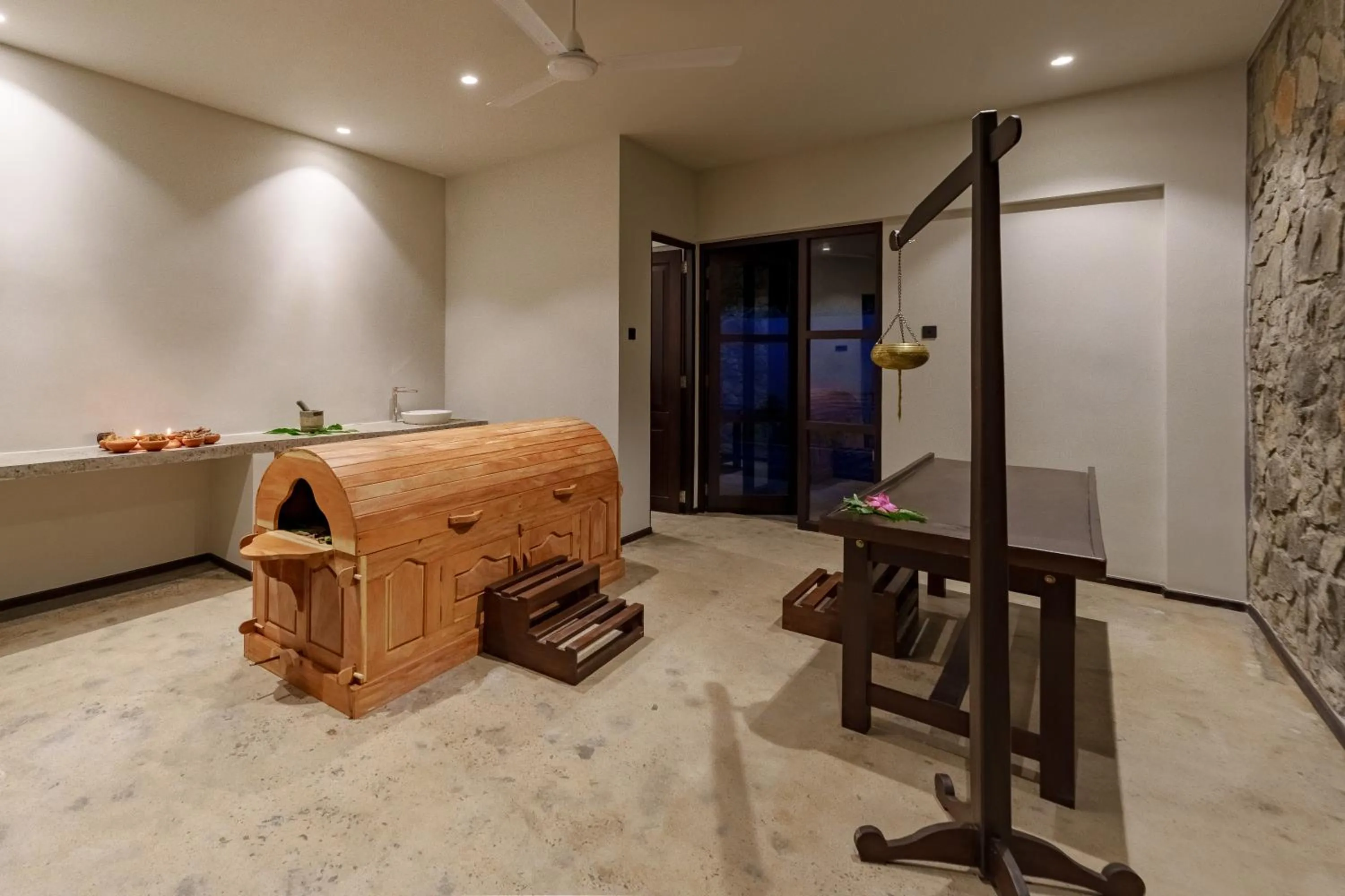 Steam room in Ayugiri Ayurveda Wellness Resort Sigiriya
