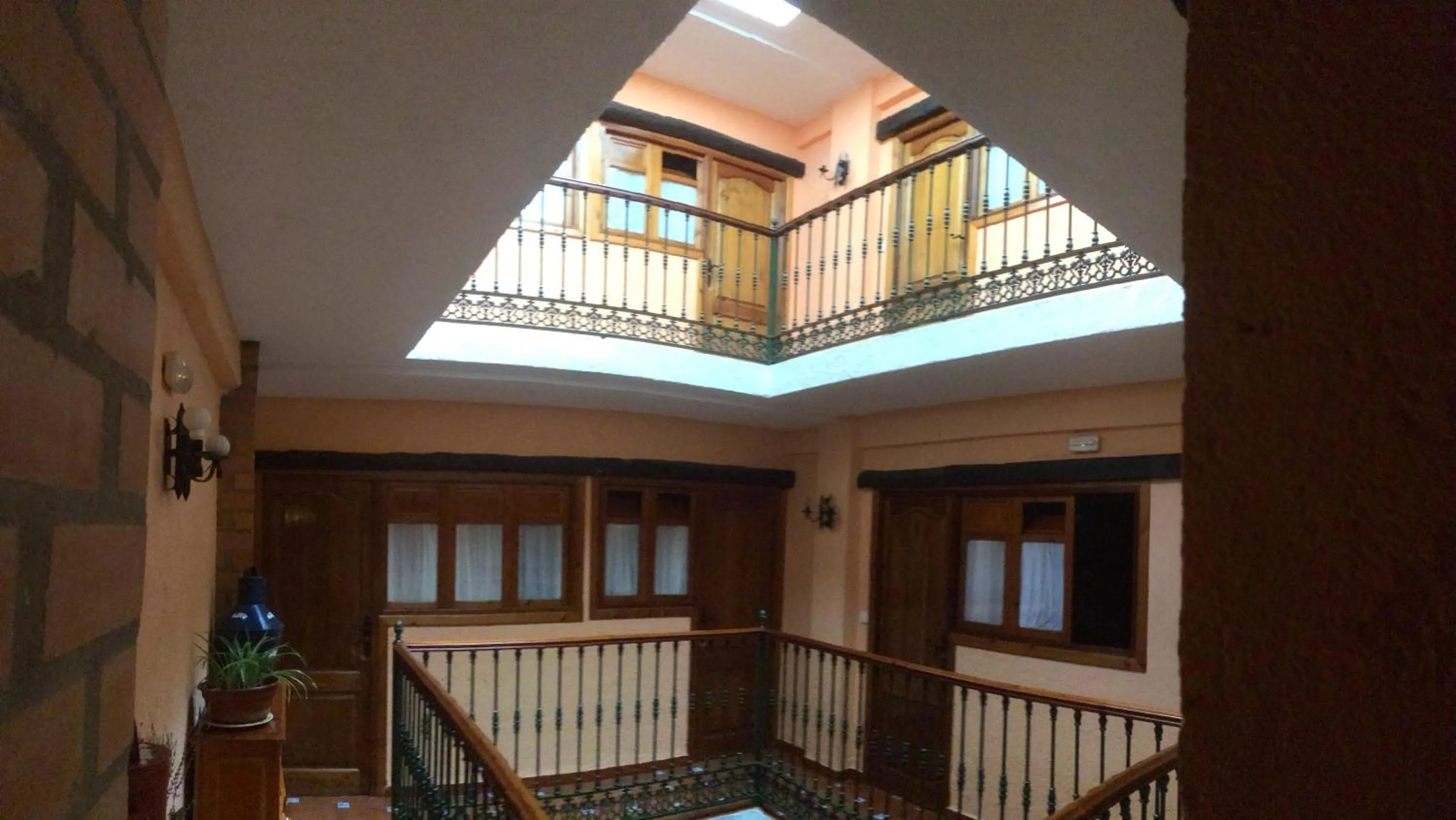 Patio in Hotel Hermanos Macias