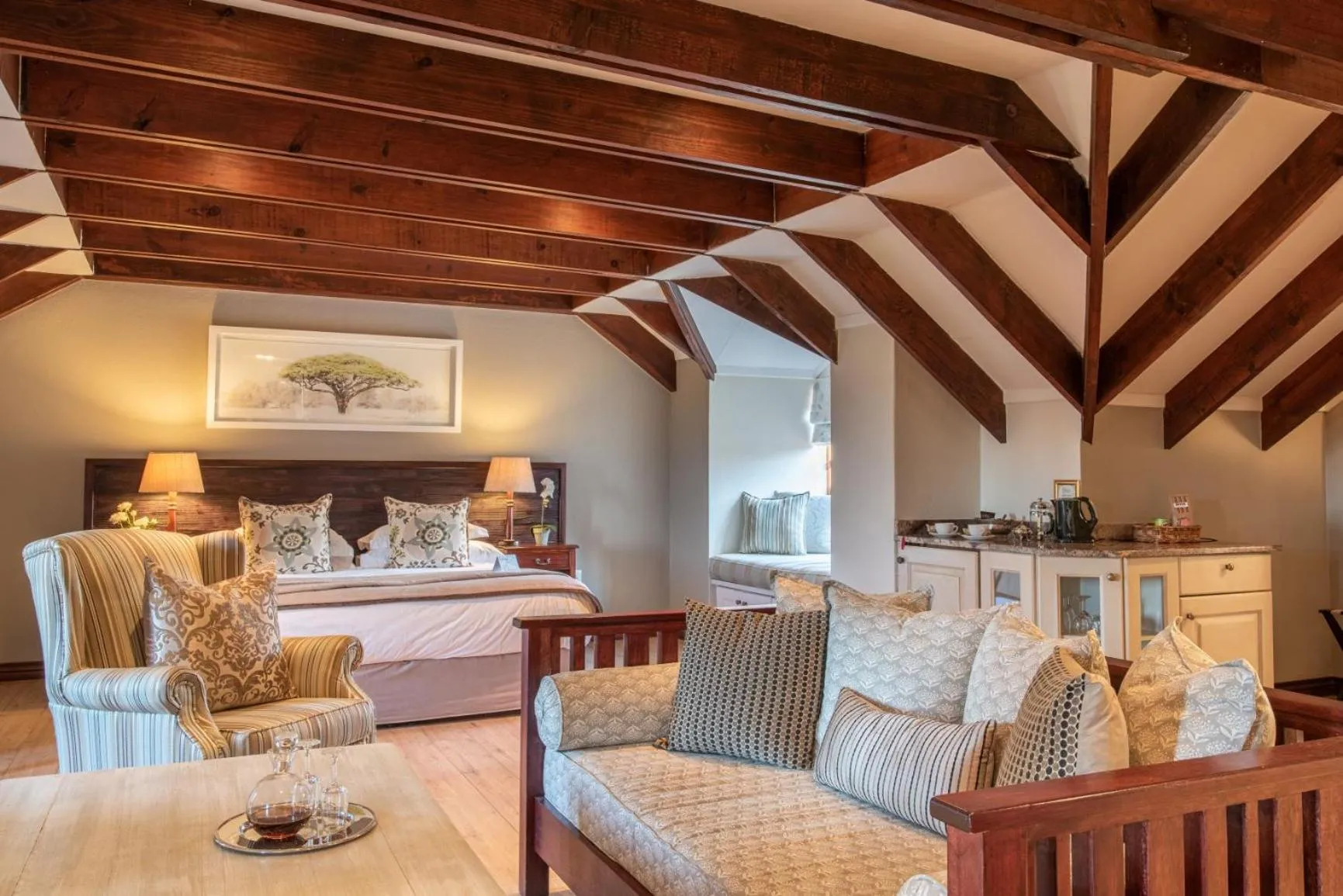 Seating area in Oliver`s