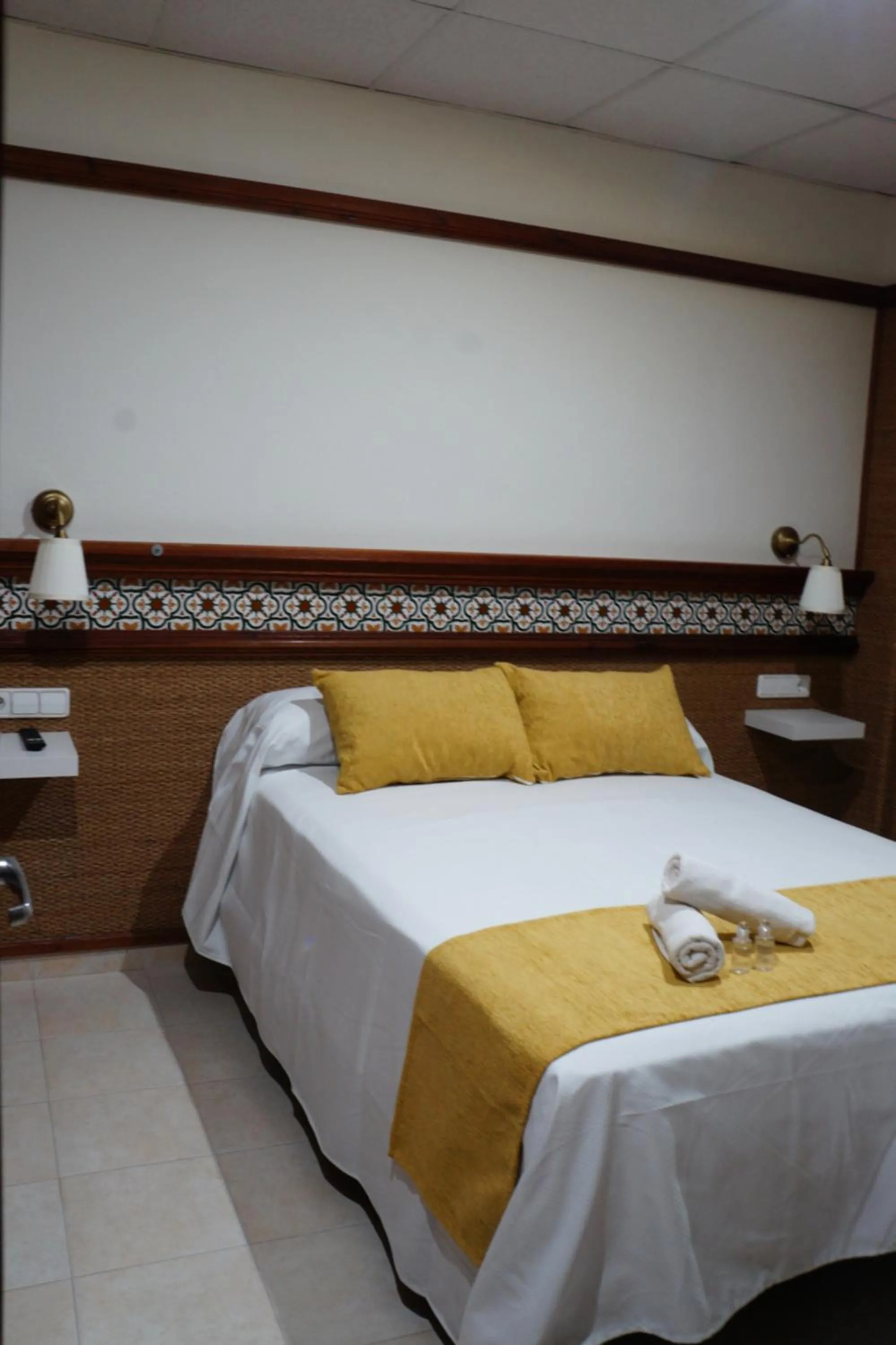 Bed in Hostal La Conileña