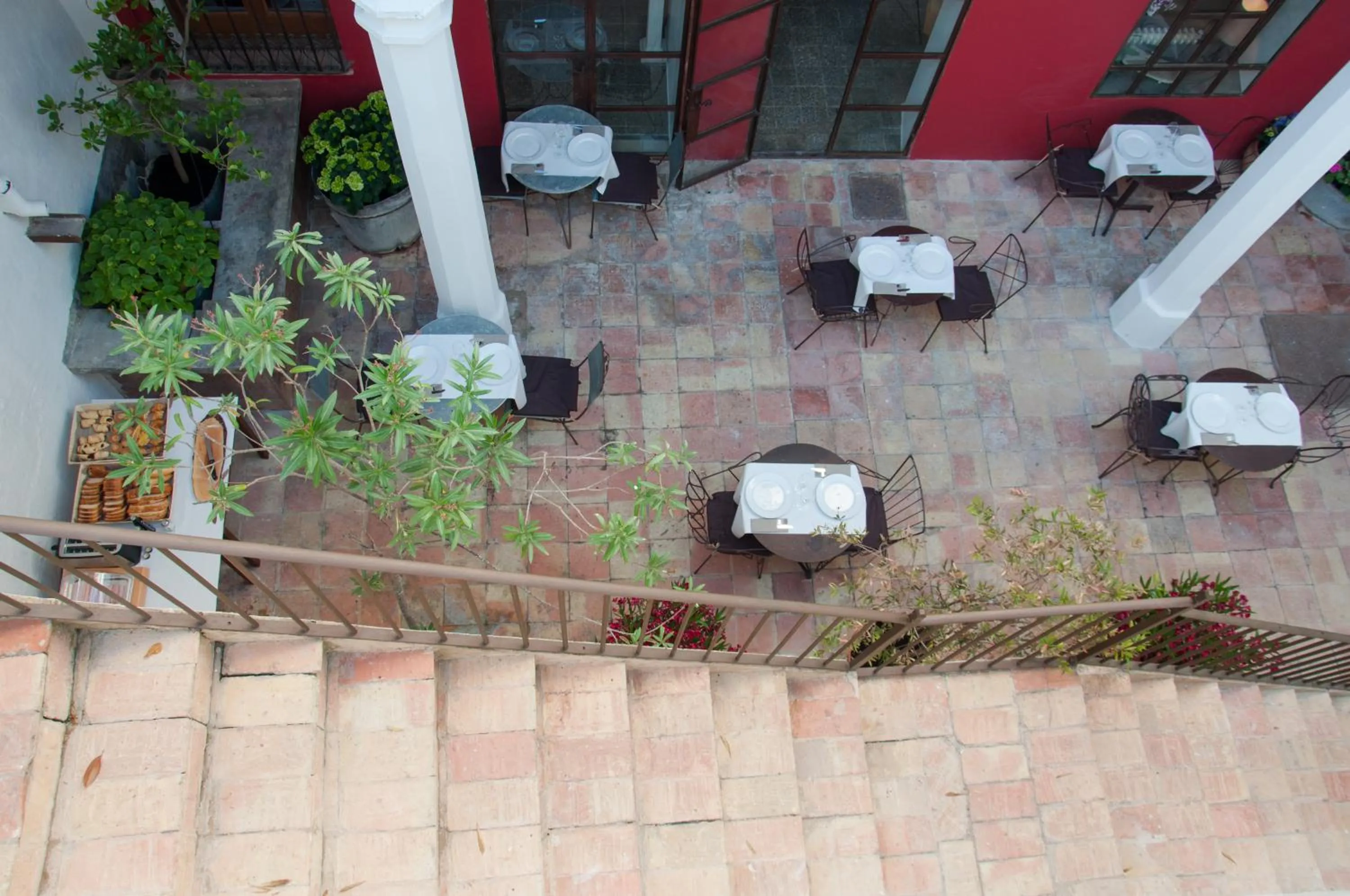 Patio in Hotel Hanoi