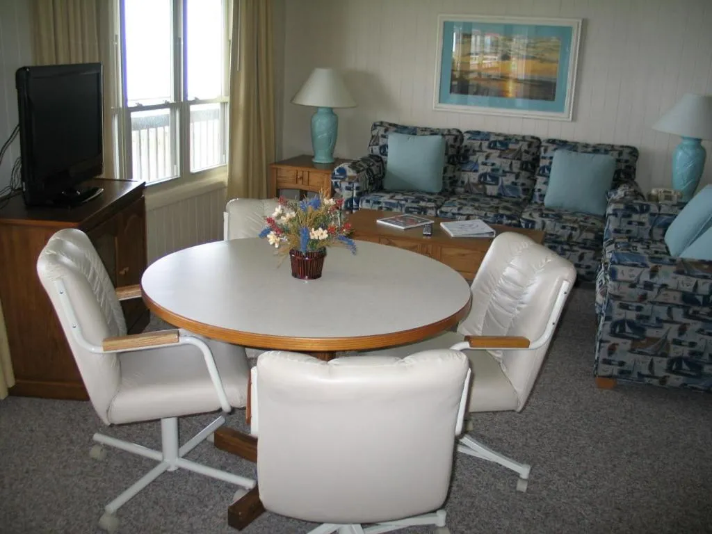Living room in Outer Banks Beach Club II Resorts