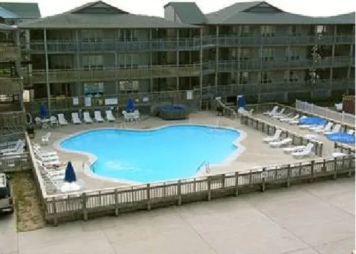 Pool view in Outer Banks Beach Club II Resorts