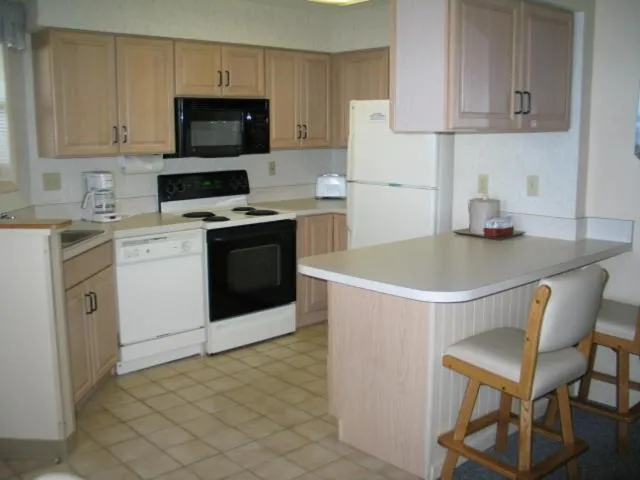 Kitchen or kitchenette in Outer Banks Beach Club II Resorts
