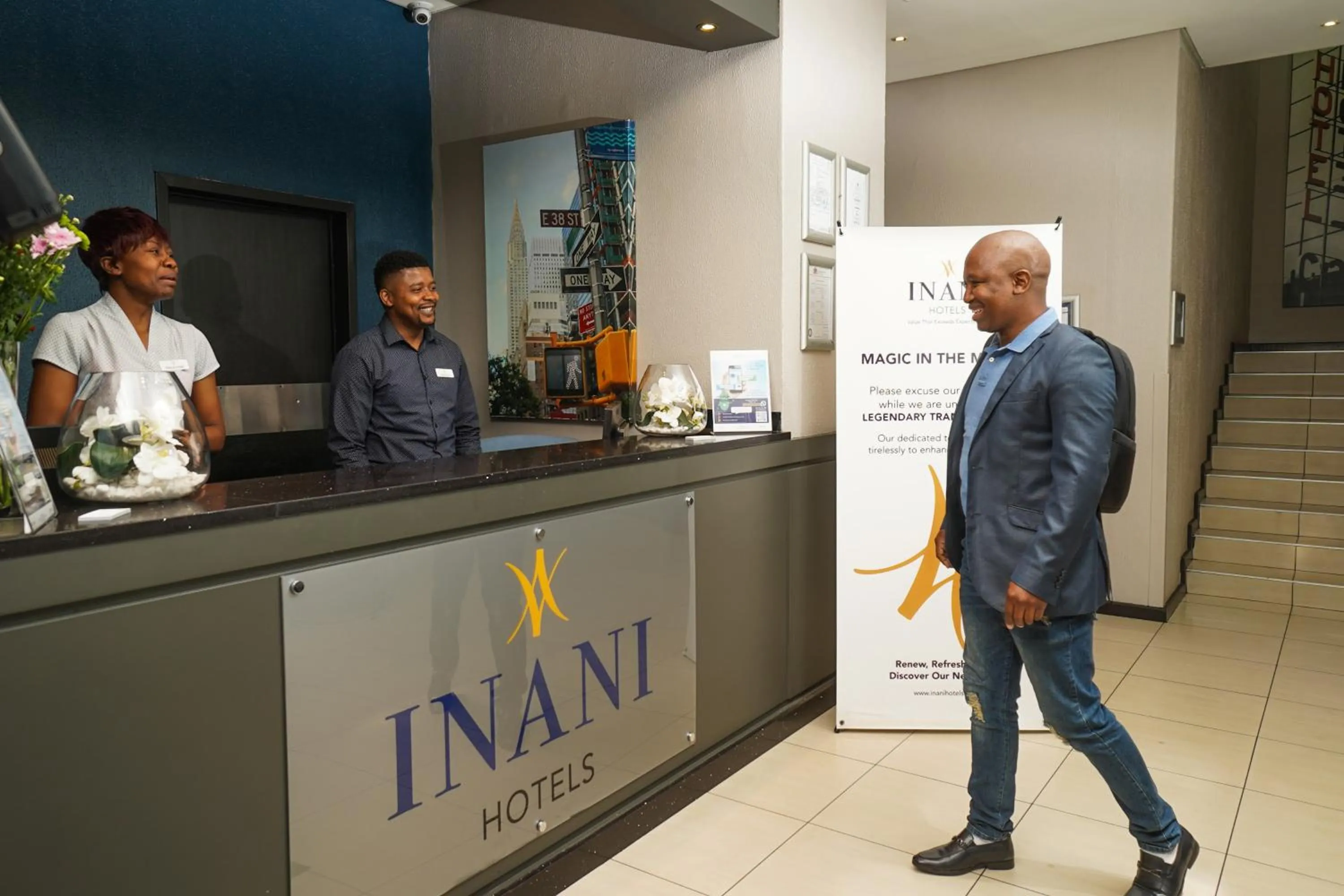 Lobby or reception in Inani Hotel Morning Star