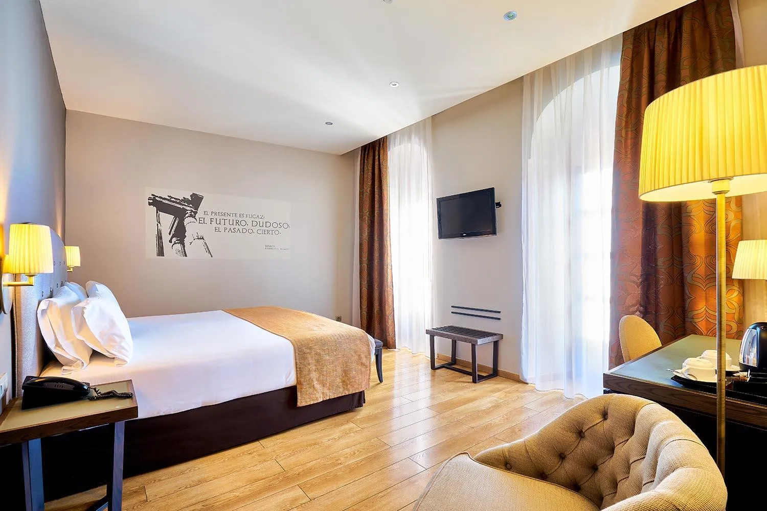 Bed in Eurostars Patios de Cordoba