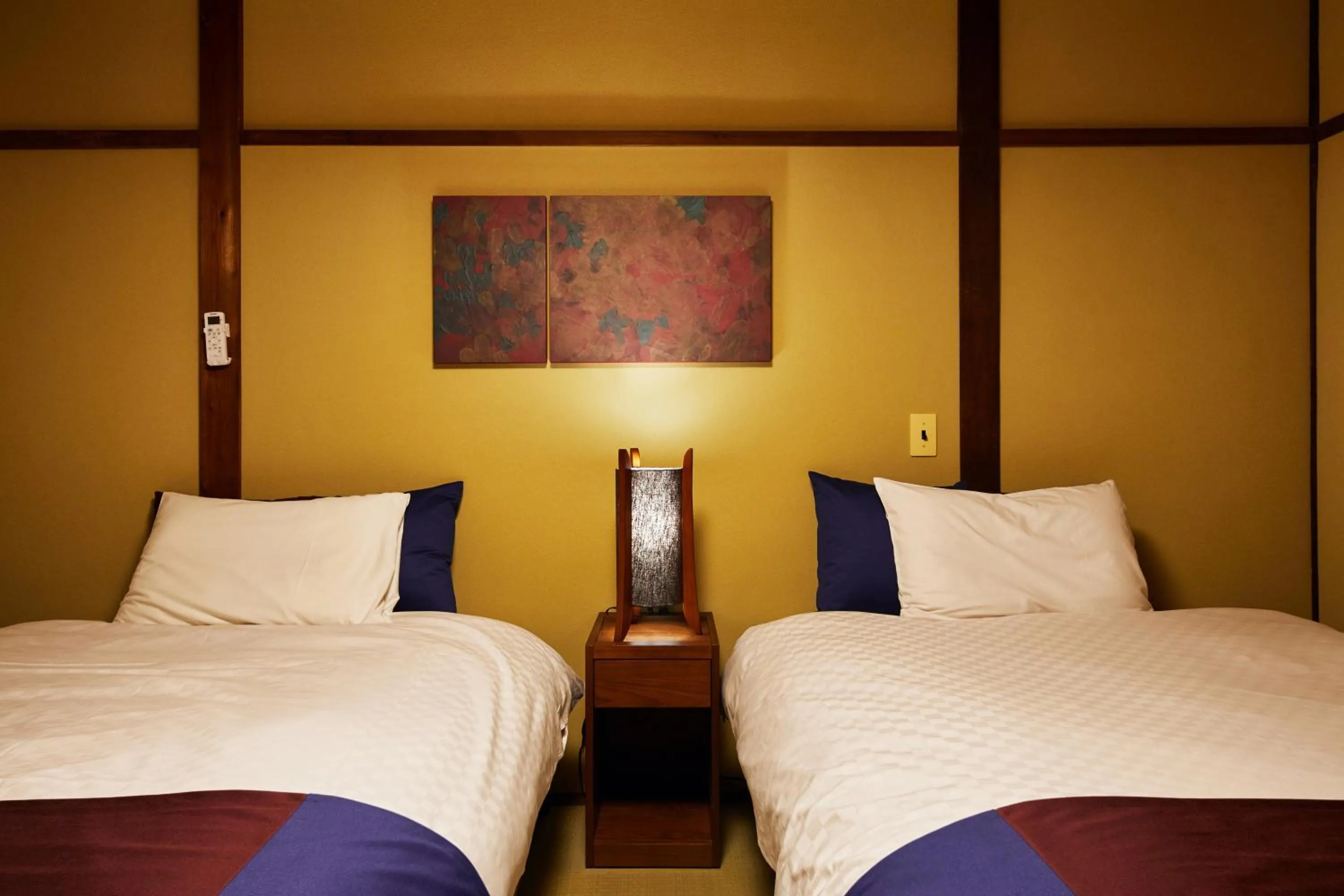 Bedroom, Bed in Kyomachiya Hotel Mifuku