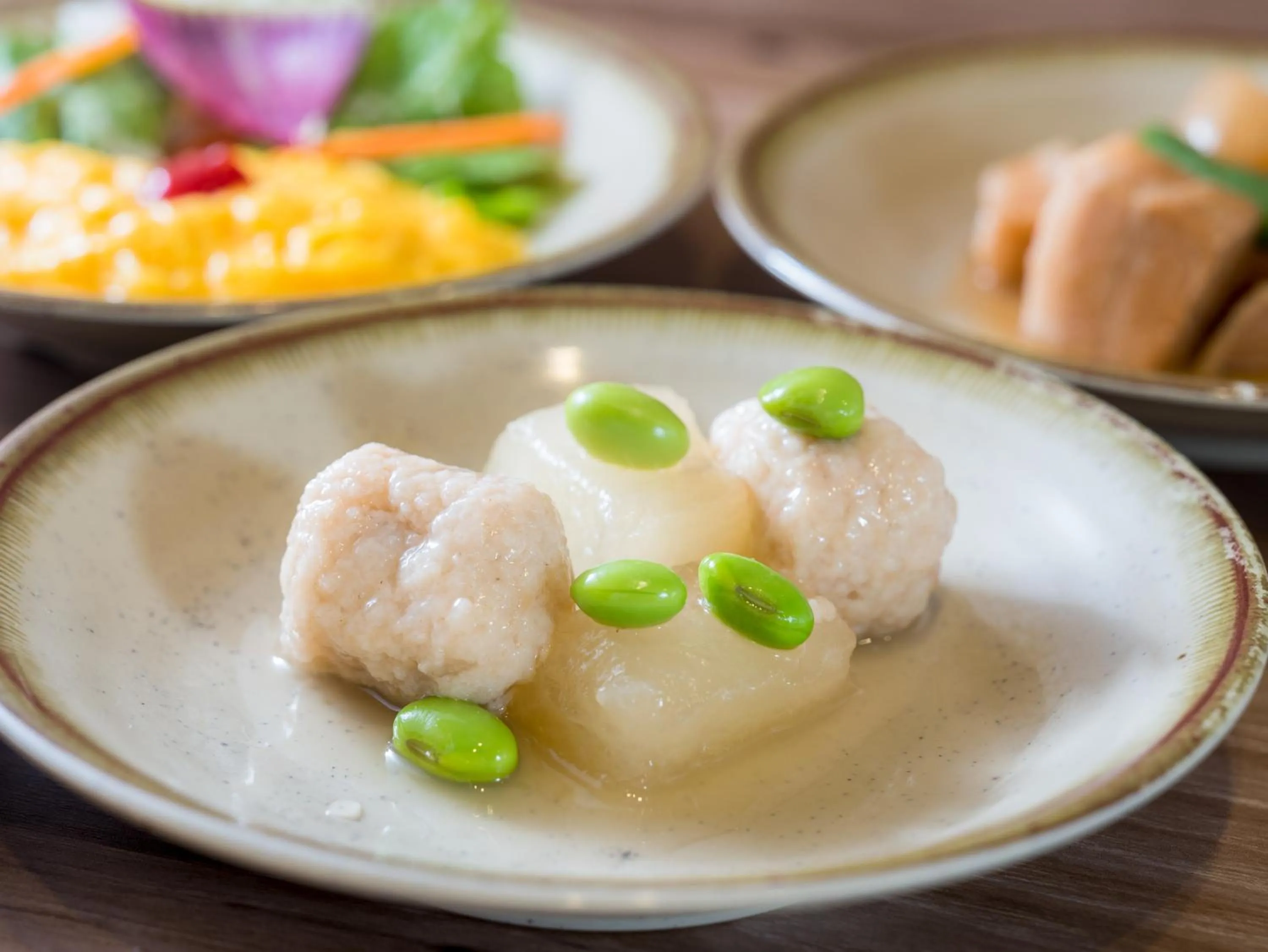 Asian breakfast in Super Hotel Yokkaichi Route 1